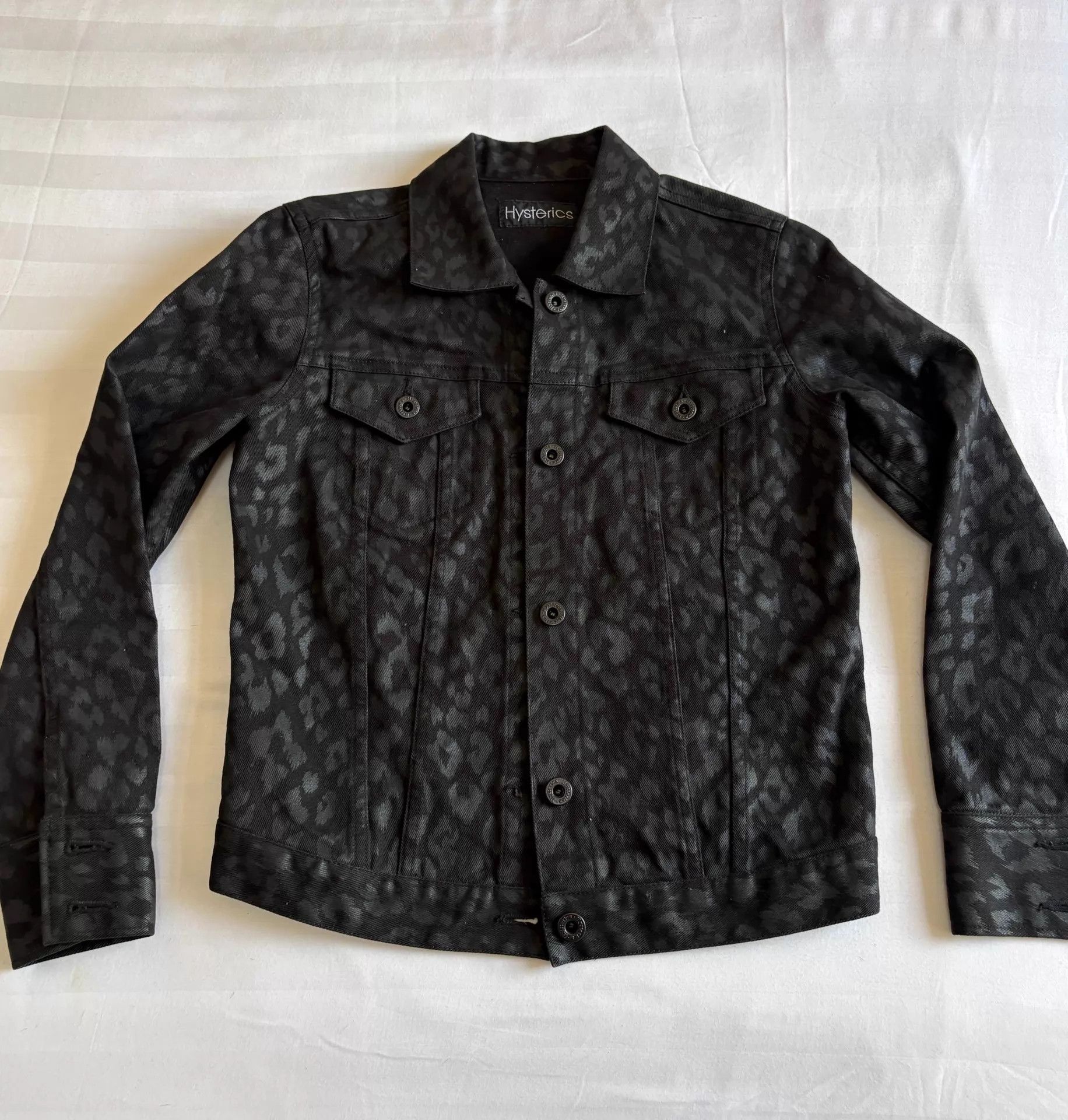 Hysteric Glamour Hysteric Glamour vintage black leopard slim short jkt S-M Size ONE SIZE - 2 Thumbnail