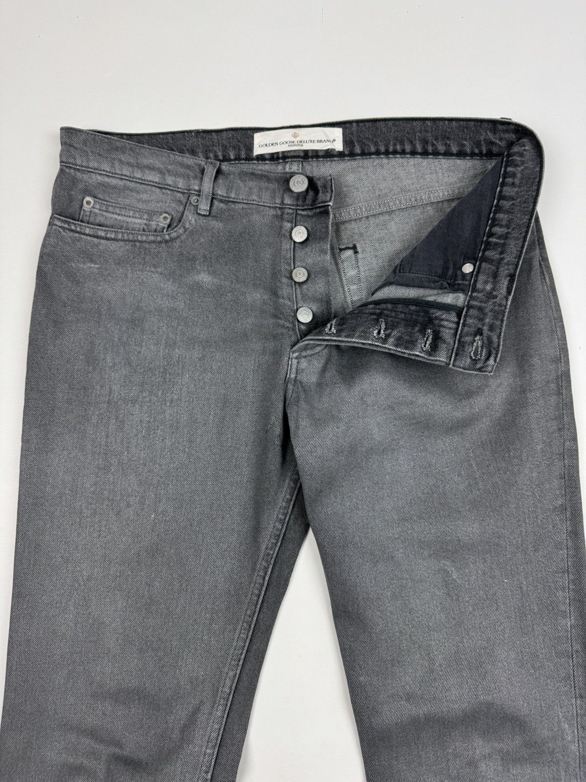 Golden Goose Golden Goose Silver Jeans Pants Size 29 Size 29" - 6 Thumbnail
