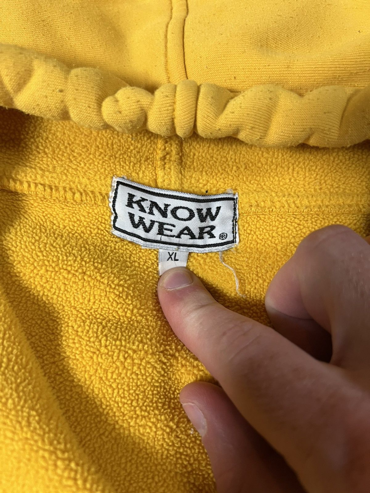 NCAA Vintage 80s Boxy Cropped UMBC Fall NCAA Hoodie Sweatshirt Size US XL / EU 56 / 4 - 4 Thumbnail