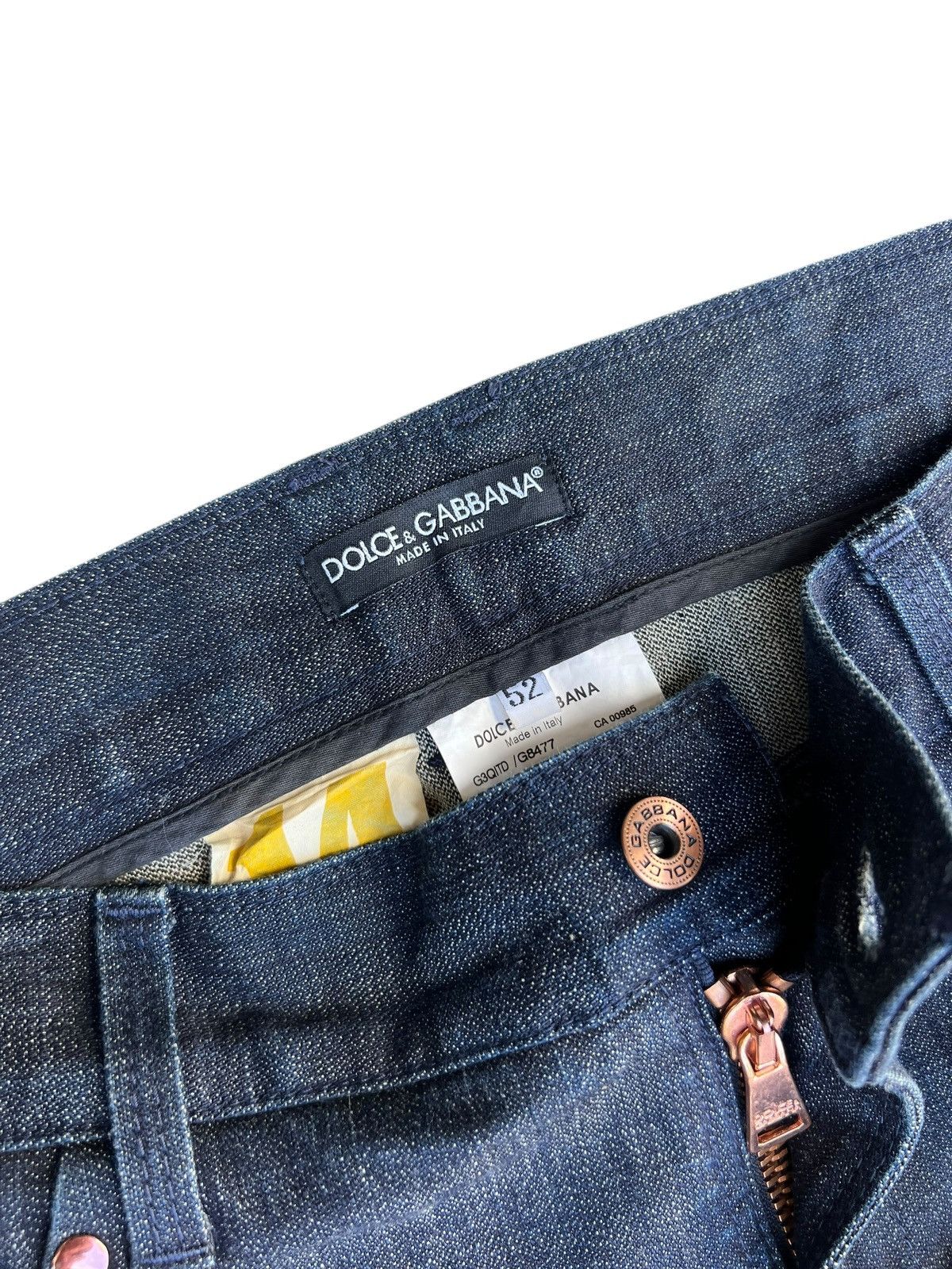 Dolce & Gabbana Vintage Dolce & Gabbana GOLD 14 Stretch Denim Jeans Size US 36 / EU 52 - 7 Thumbnail