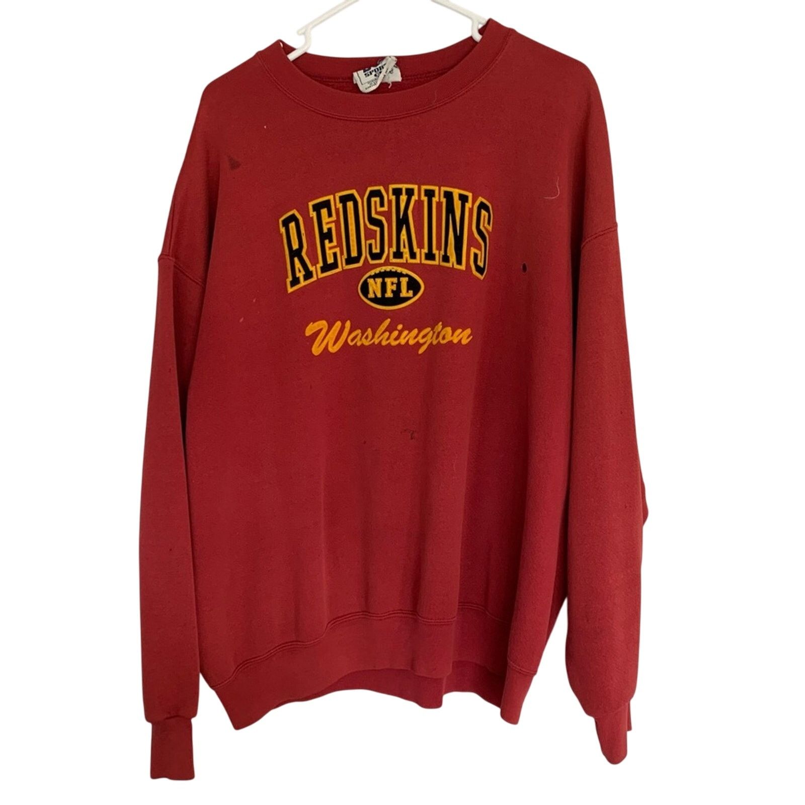 Lee VINTAGE LEE SPORT WASHINGTON REDSKINS EMBROIDERED SWEATSHIRT Size US XL / EU 56 / 4 - 1 Thumbnail