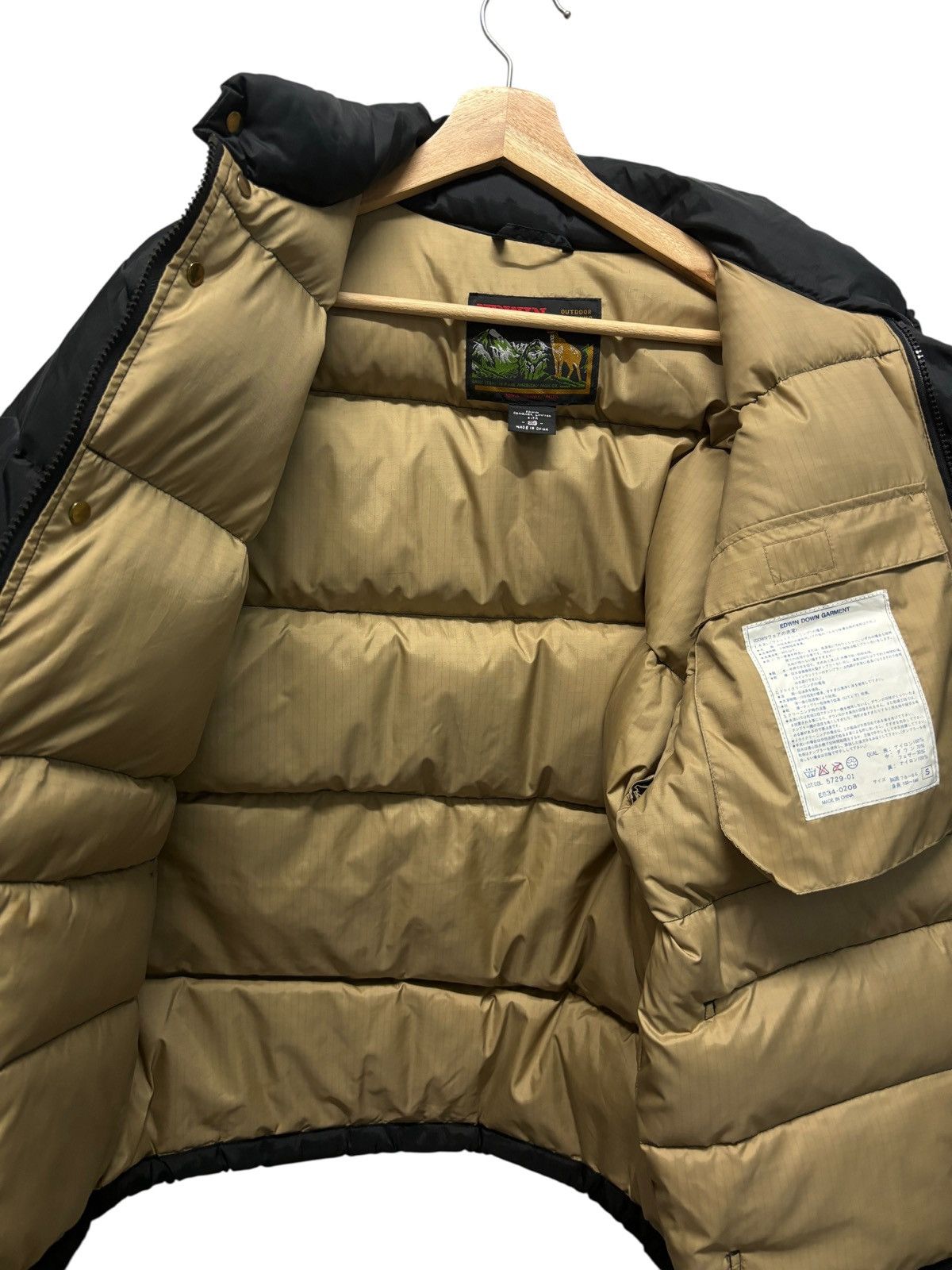 Edwin Vintage Edwin Outdoor Living Puffer Down Winter Jacket Size US S / EU 44-46 / 1 - 3 Thumbnail