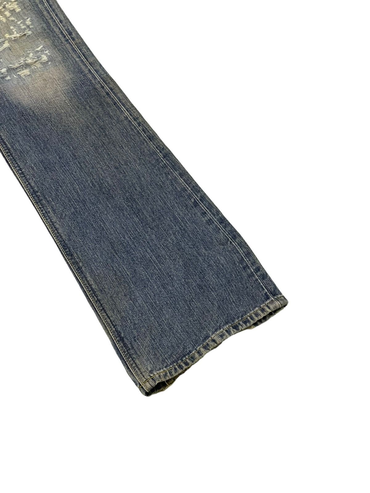 Lee Flare Jeans Lee Japan Distress Faded Boot Cut 7🟦5 Size US 30 / EU 46 - 4 Thumbnail
