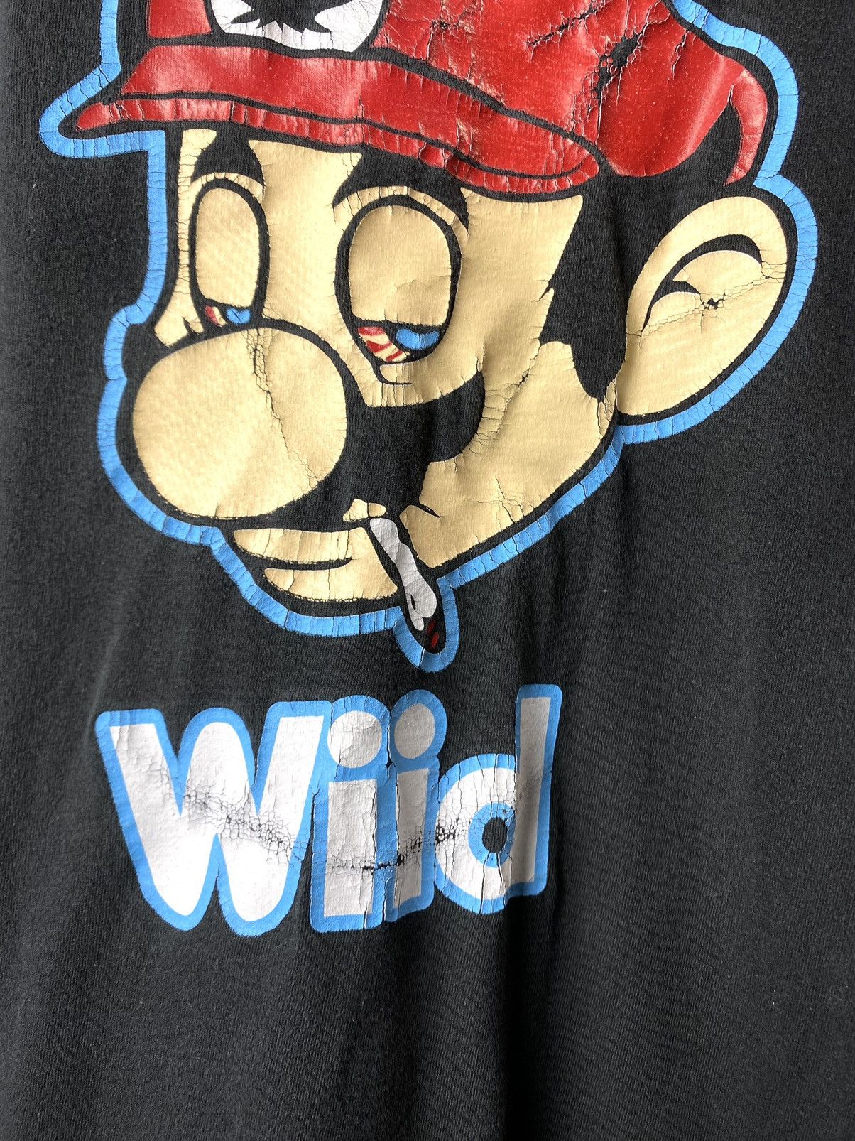 Vintage 🍀Rare! Mario Smoke Weed T Shirt Cannabis Marijuana LSD Size US L / EU 52-54 / 3 - 5 Thumbnail