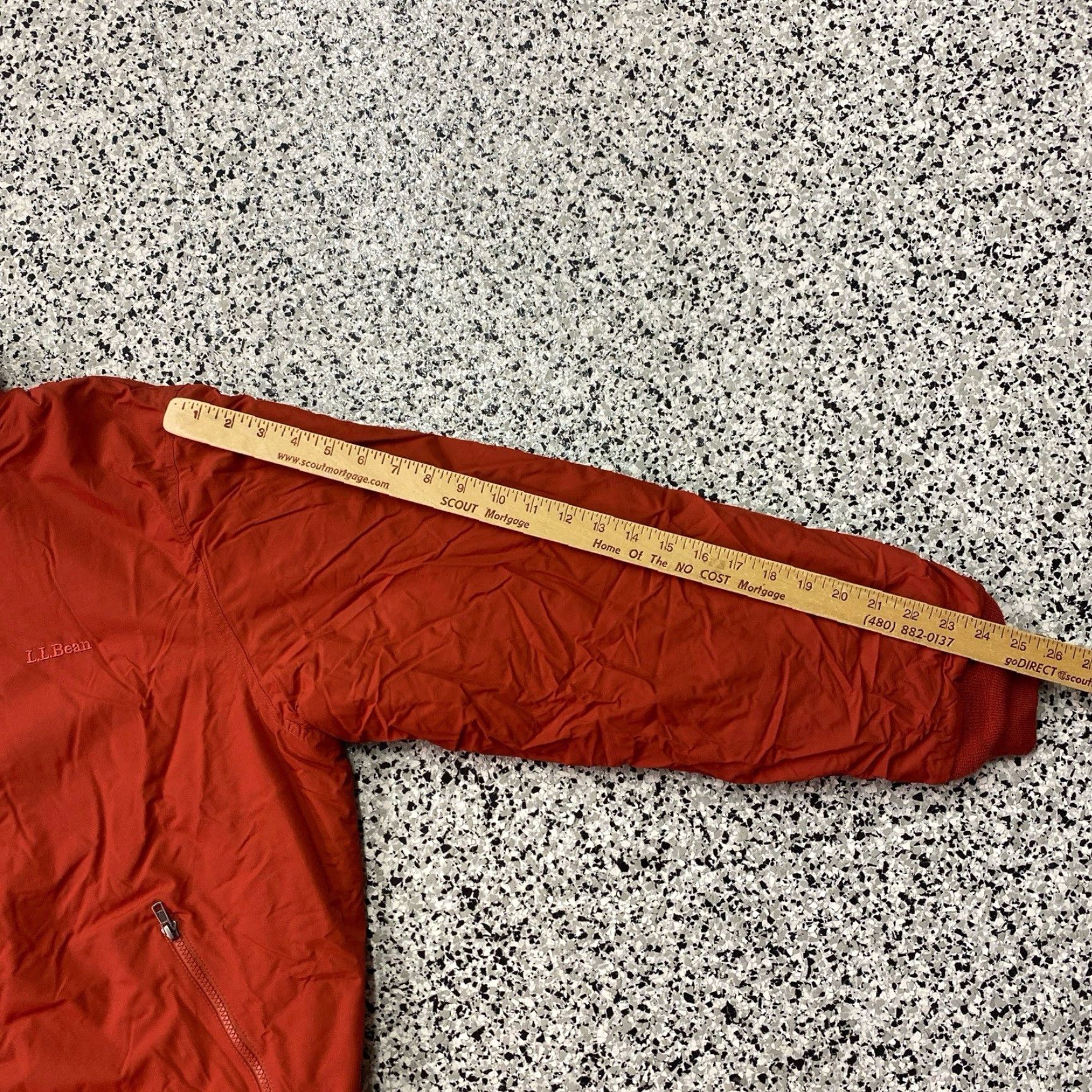 Vintage VINTAGE L.L. Bean Jacket Orange Fleece XL Bomber Jacket Mid-Length Zip Insulated Lined Pockets Men 90s Outdoor 80s Hiking Walking Size US XL / EU 56 / 4 - 4 Thumbnail