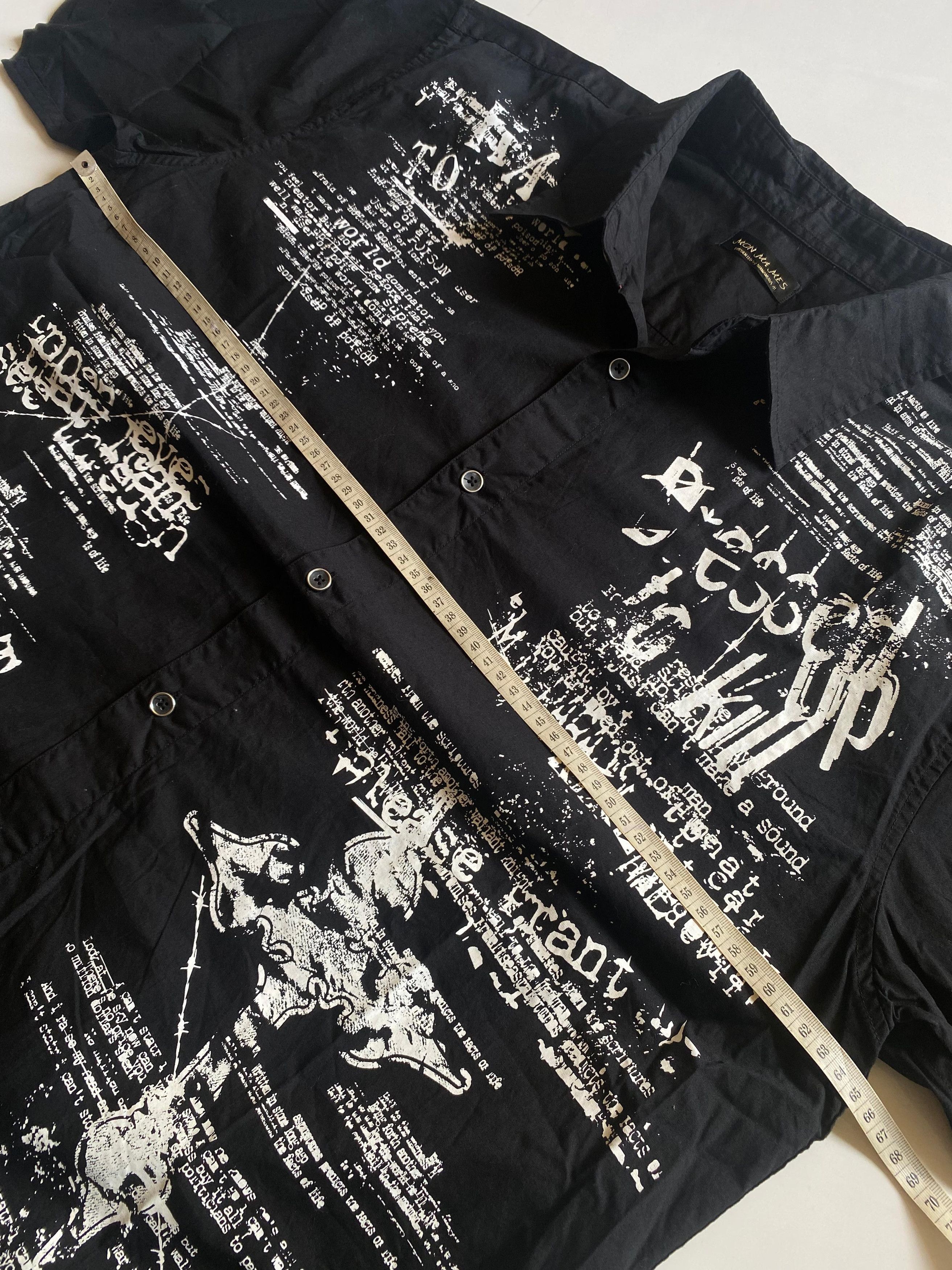 Japanese Brand Japanese Poem Shirt Size US XL / EU 56 / 4 - 3 Thumbnail