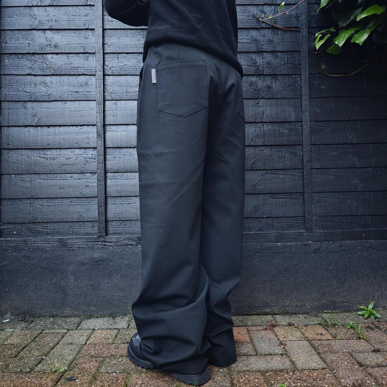 Other 49Percent Black Wide Leg Trousers Size US 32 / EU 48 - 4 Thumbnail