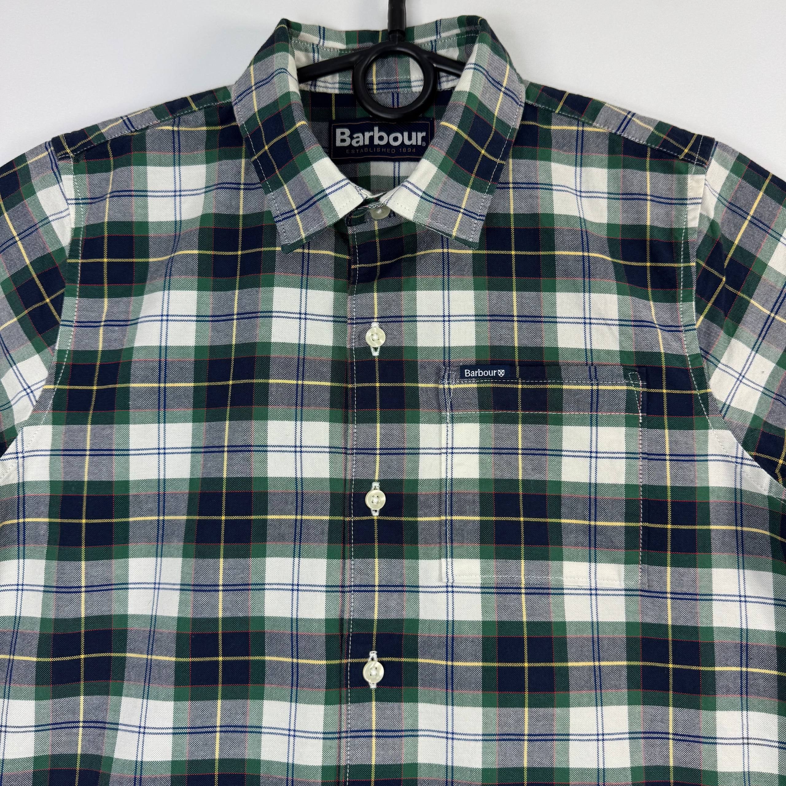 Barbour Barbour Kids Plaid Short Sleeve Shirt Green Size L 10-11Y Size US XXS / EU 40 - 2 Thumbnail