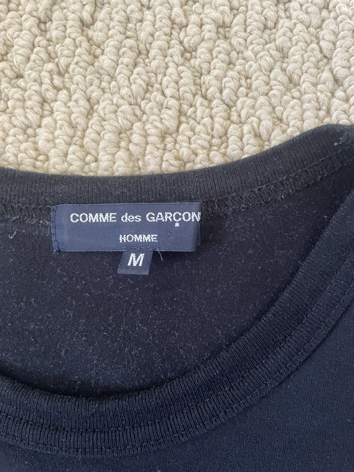 Comme des Garcons Comme Des Garcon Black Tee Size US M / EU 48-50 / 2 - 2 Thumbnail