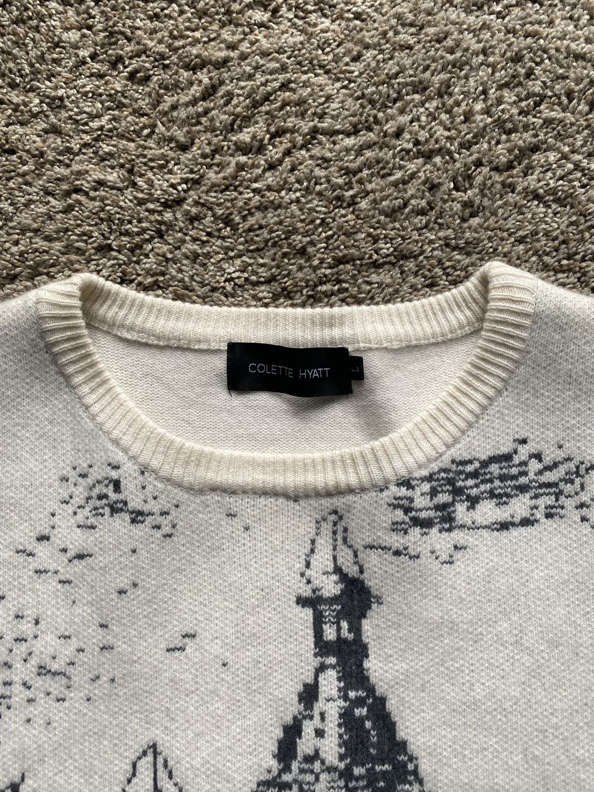 Colette Hyatt Colette Hyatt Cathedral Wool Sweater Size US L / EU 52-54 / 3 - 4 Thumbnail