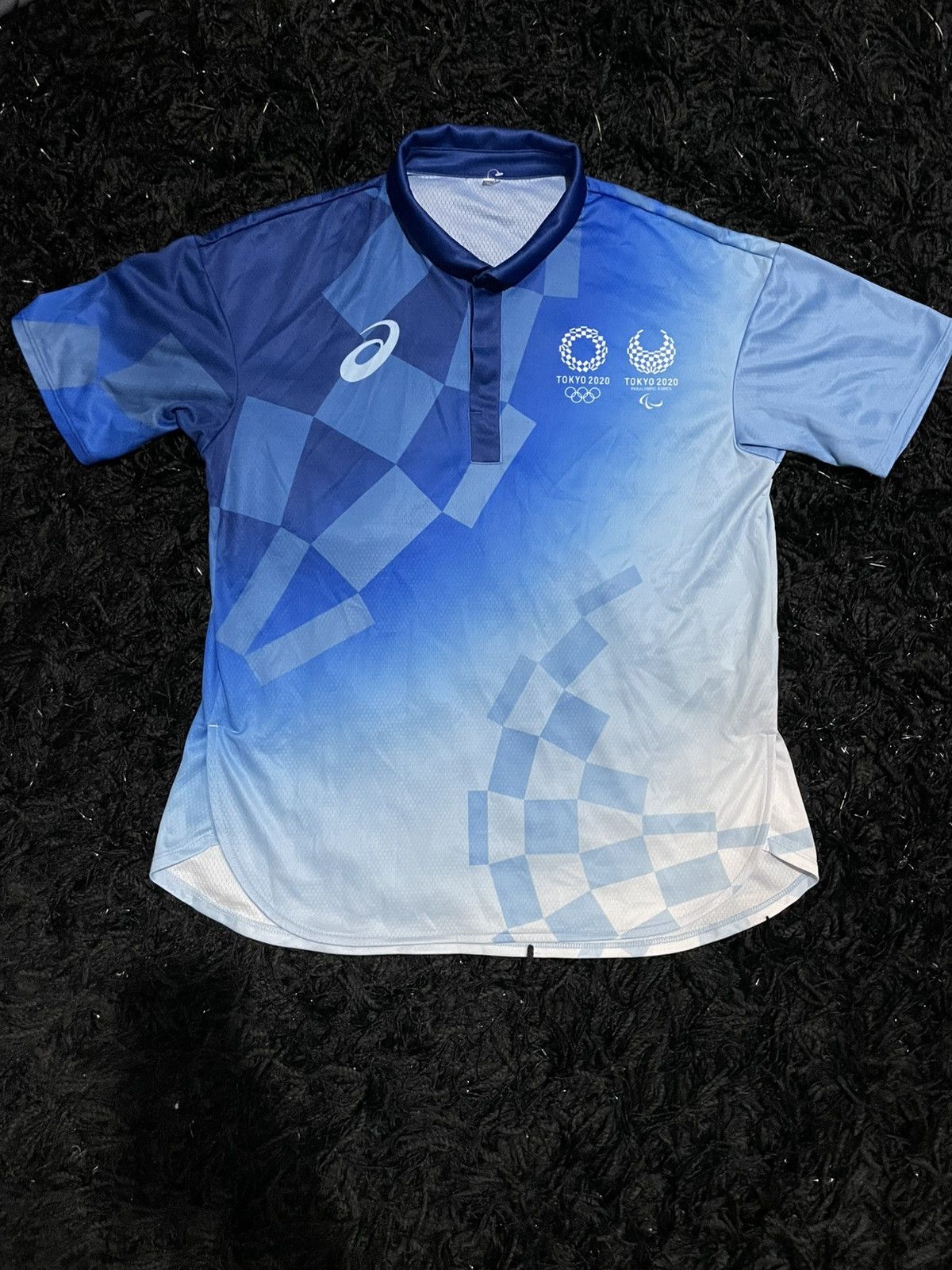 Asics ASICS Tokyo 2020 Olympic Emblem Shirt Uniform Volunteer (L) Size US L / EU 52-54 / 3 - 2 Thumbnail