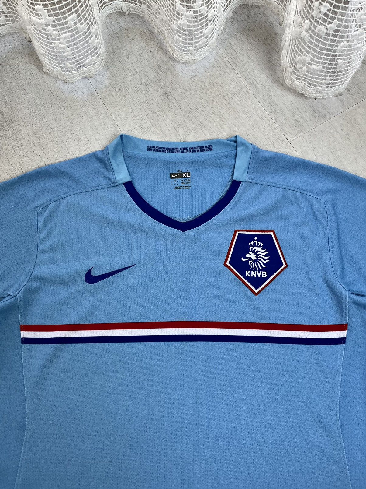 Nike Vintage Nike 2008 Holland Netherlands Soccer Jersey Home Y2K Size US S / EU 44-46 / 1 - 5 Thumbnail