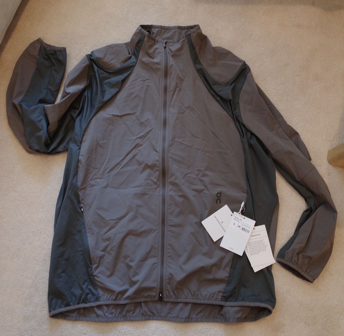 On × POST ARCHIVE FACTION (PAF) On Running x PAF Breaker Jacket NEW With Tags Size US L / EU 52-54 / 3 - 8 Thumbnail