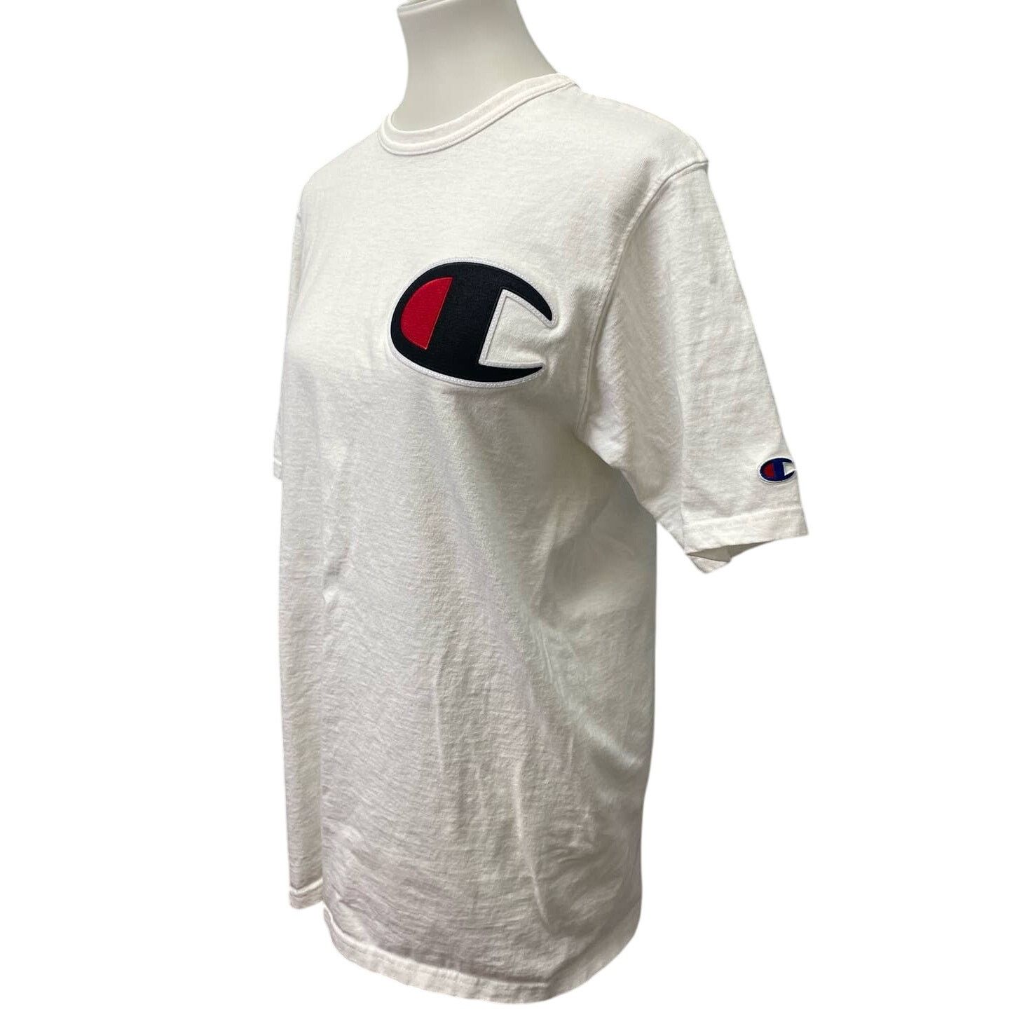 Champion Champion Mens Large Cotton Patch Crew Neck Tee Shirt Size US L / EU 52-54 / 3 - 1 Thumbnail