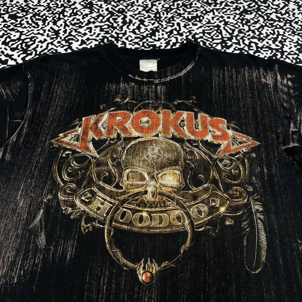 Band Tees Vintage Y2K Krokus Band Rock Metal Skull Bones Logo T-shirt Size US S / EU 44-46 / 1 - 8 Thumbnail