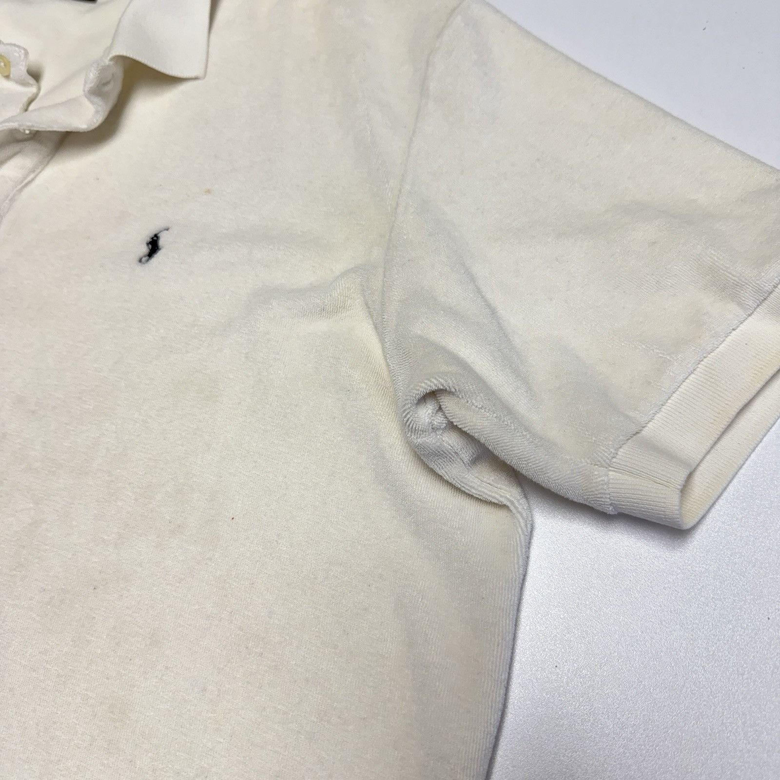 Polo Ralph Lauren Ralph Lauren Polo Terry Cloth Shirt Mens XL 25x28 White Shor Size US XL / EU 56 / 4 - 6 Thumbnail