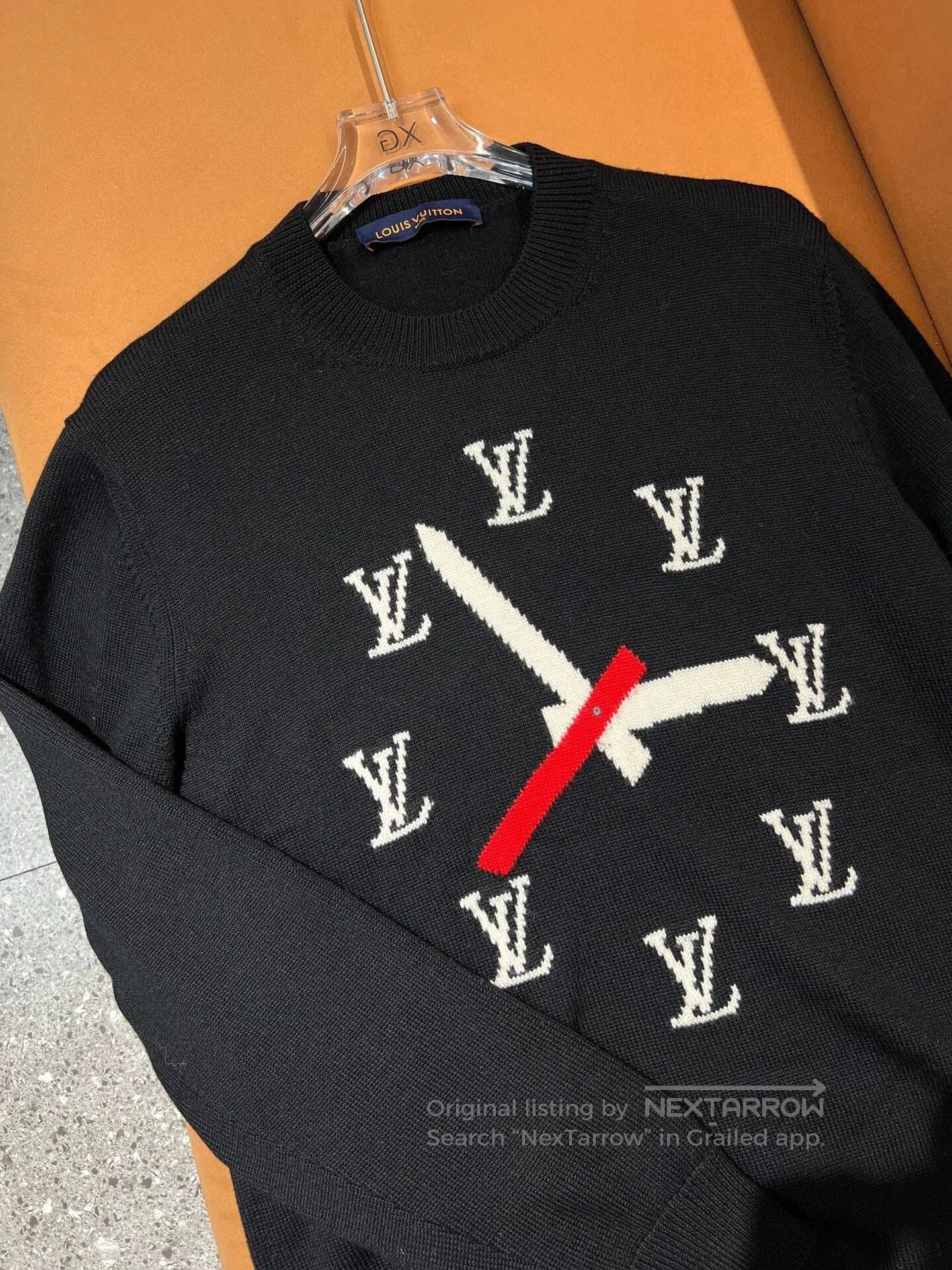 Louis Vuitton Louis Vuitton 23FW Clock Pattern Crewneck. Size US L / EU 52-54 / 3 - 3 Thumbnail