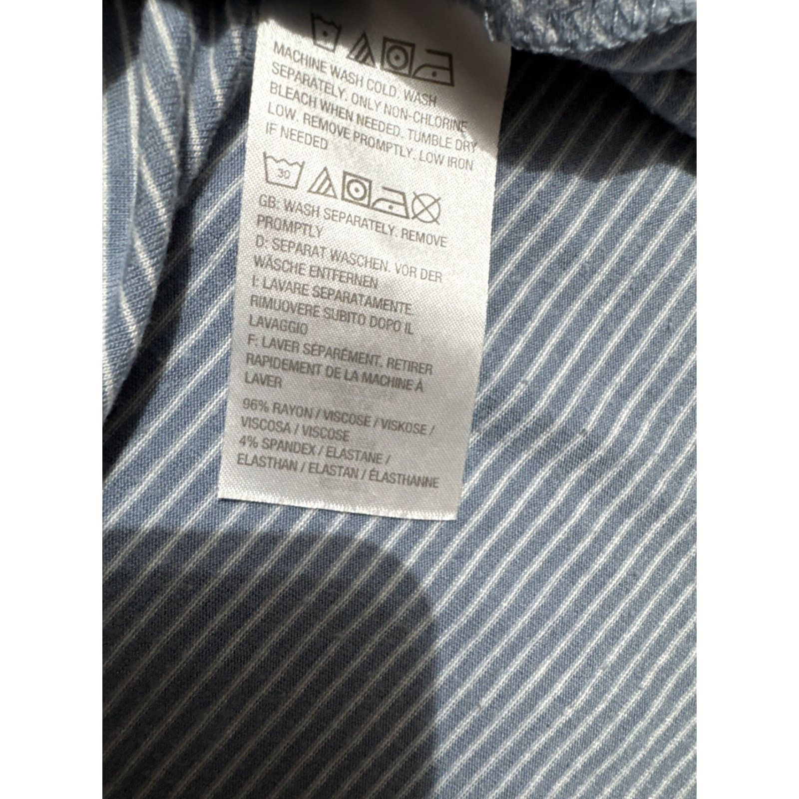 Logo 7 Logo Layers Tunic Tank Women XS Beach Striped Boho Coastal Lagenlook Asymmetrical Shirttail Sleeveless Halter Scoop Neck Casual 96% Rayon 4% Spandex Size XS / US 0-2 / IT 36-38 - 5 Thumbnail