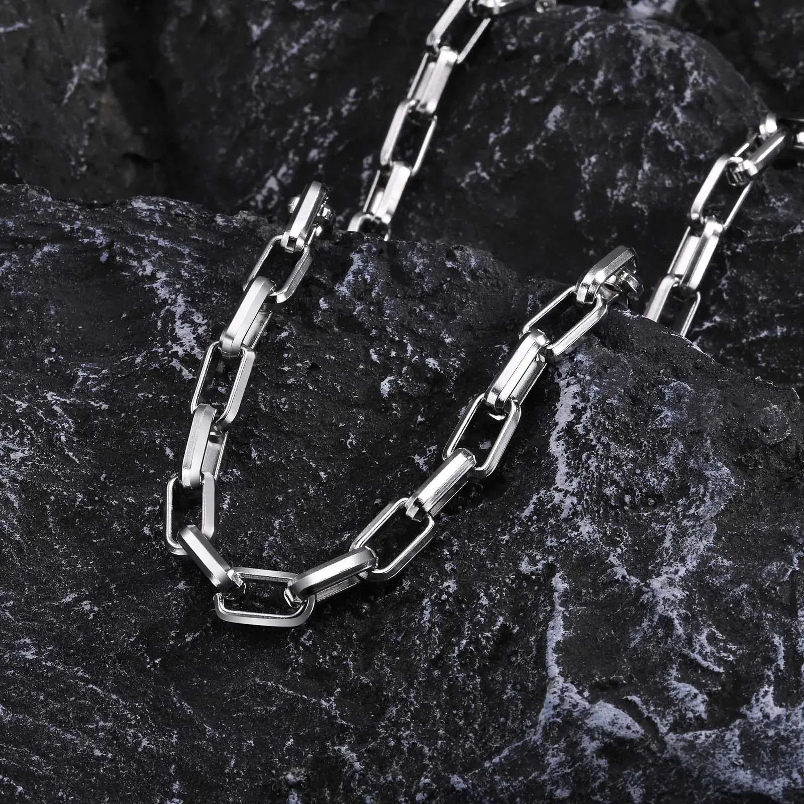 Jewelry × Vintage Chunky Rectangle Chain Necklace Size ONE SIZE - 4 Thumbnail