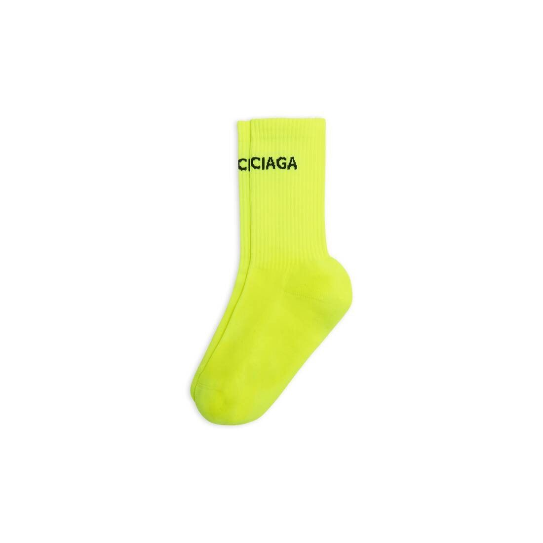 Balenciaga o1tr1nto0525 Size: L / Socks in Fluo Yellow Size ONE SIZE - 2 Thumbnail