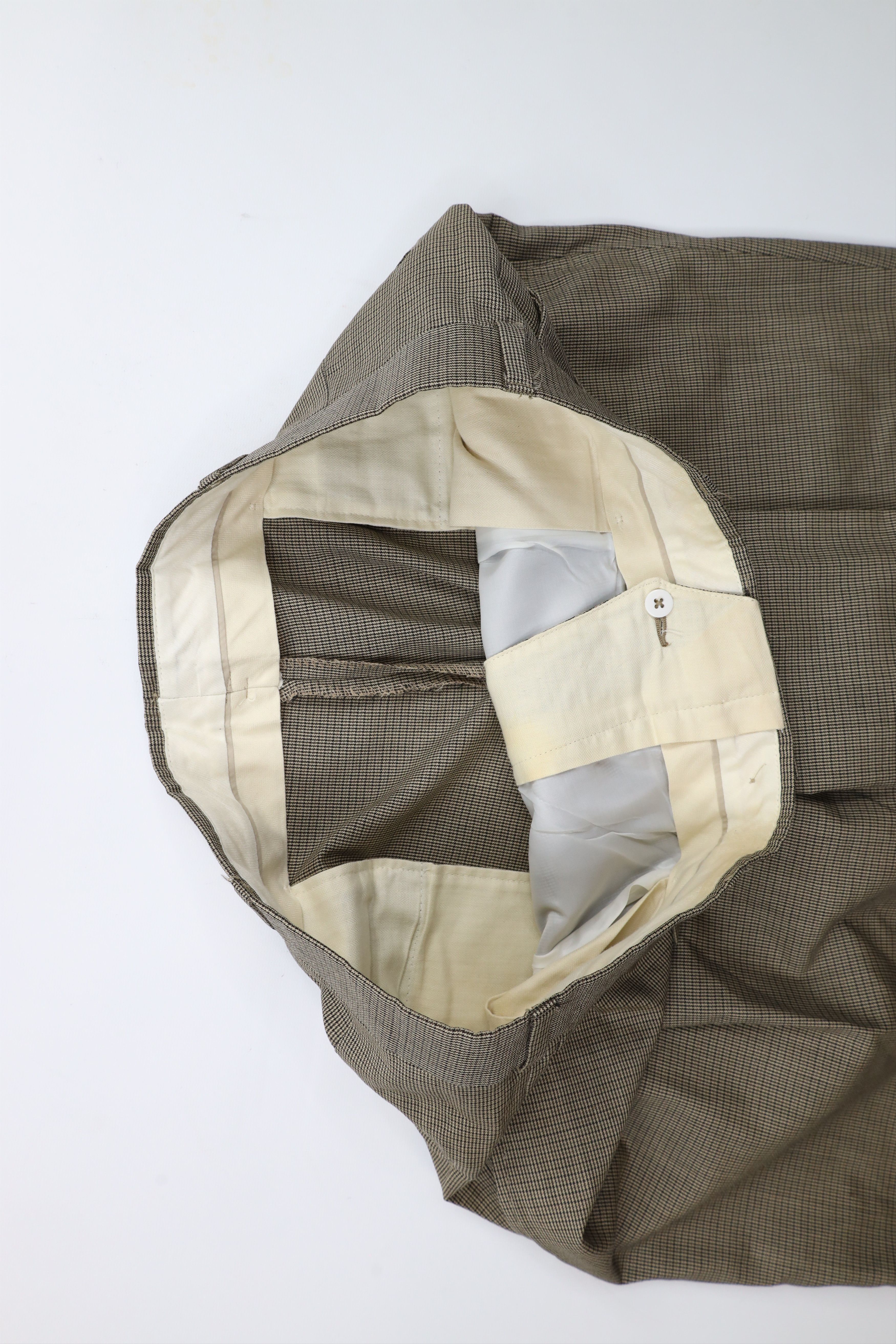 Vintage Vintage 90s Streetwear Pleated Wide Leg Chino Pants Size US 37 - 7 Thumbnail