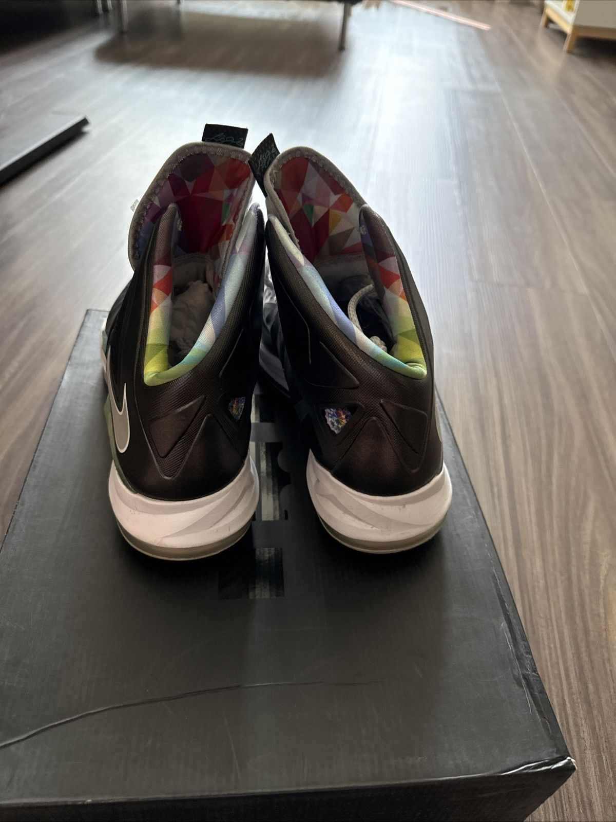 Nike Nike LeBron X Prism 541100-004 Size 10 Men’s Black Multi Size US 10 / EU 43 - 3 Thumbnail