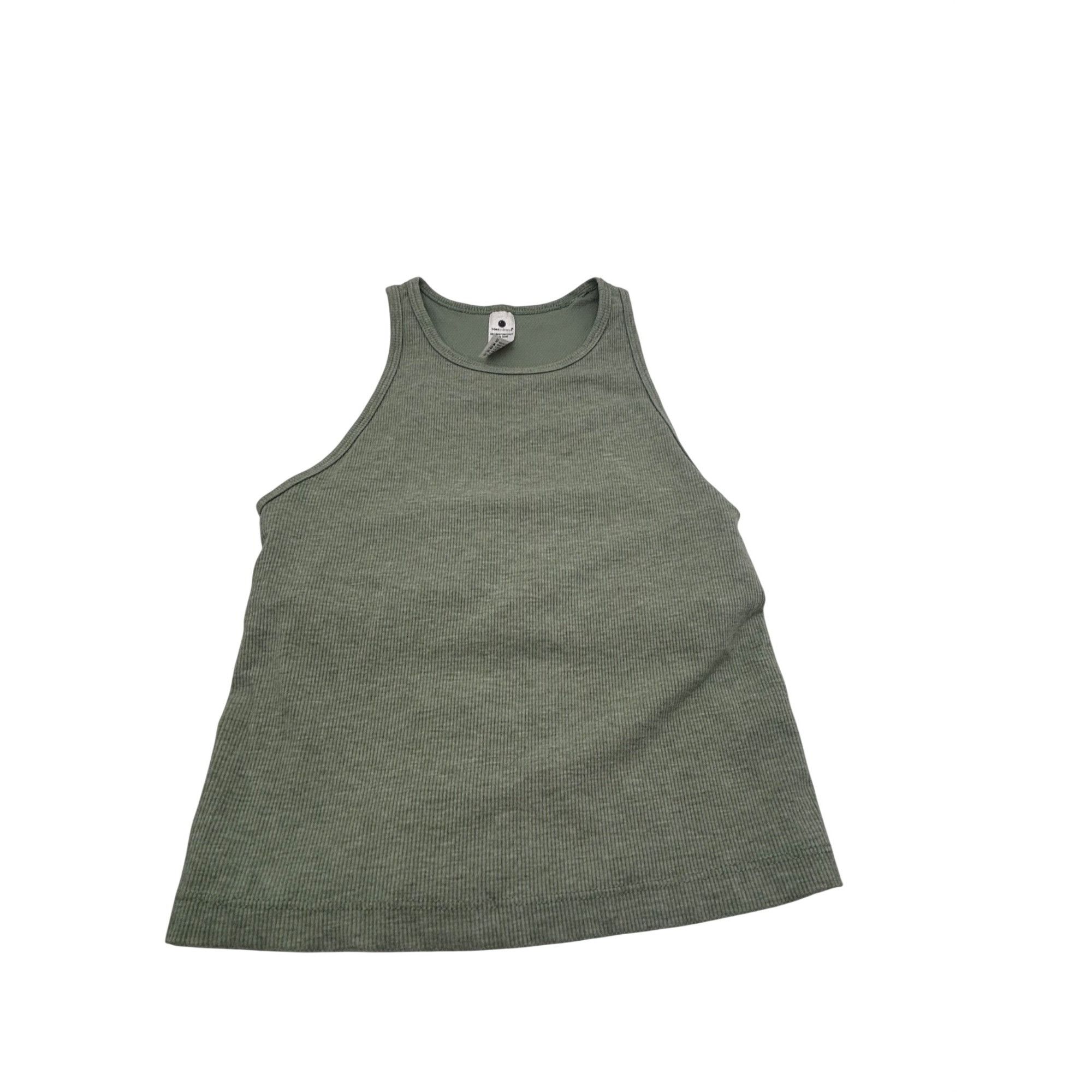 Other Yogalicious Women's Ribbed Built-in-Bra Cropped Tank Top, Sa Size XS / US 0-2 / IT 36-38 - 5 Thumbnail