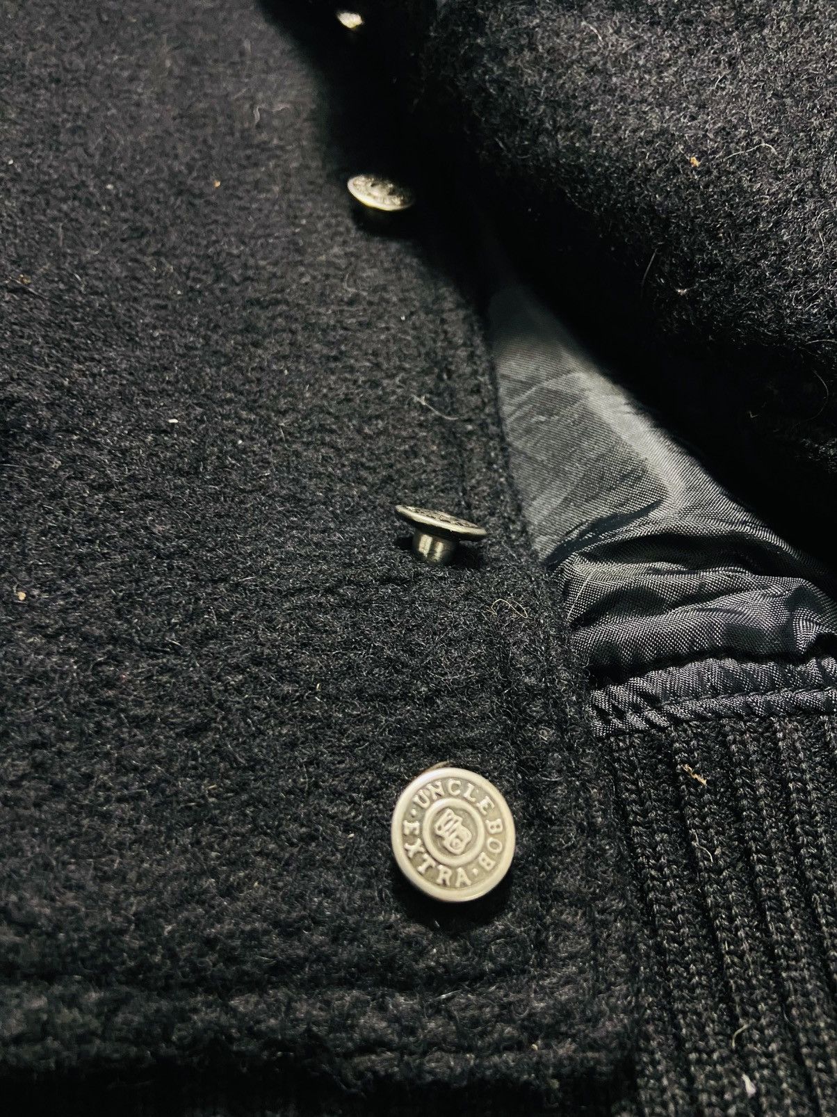Japanese Brand Vintage Sister Boy (Uncle Bob) Wool Leather Varsity Jacket Size US XL / EU 56 / 4 - 11 Thumbnail