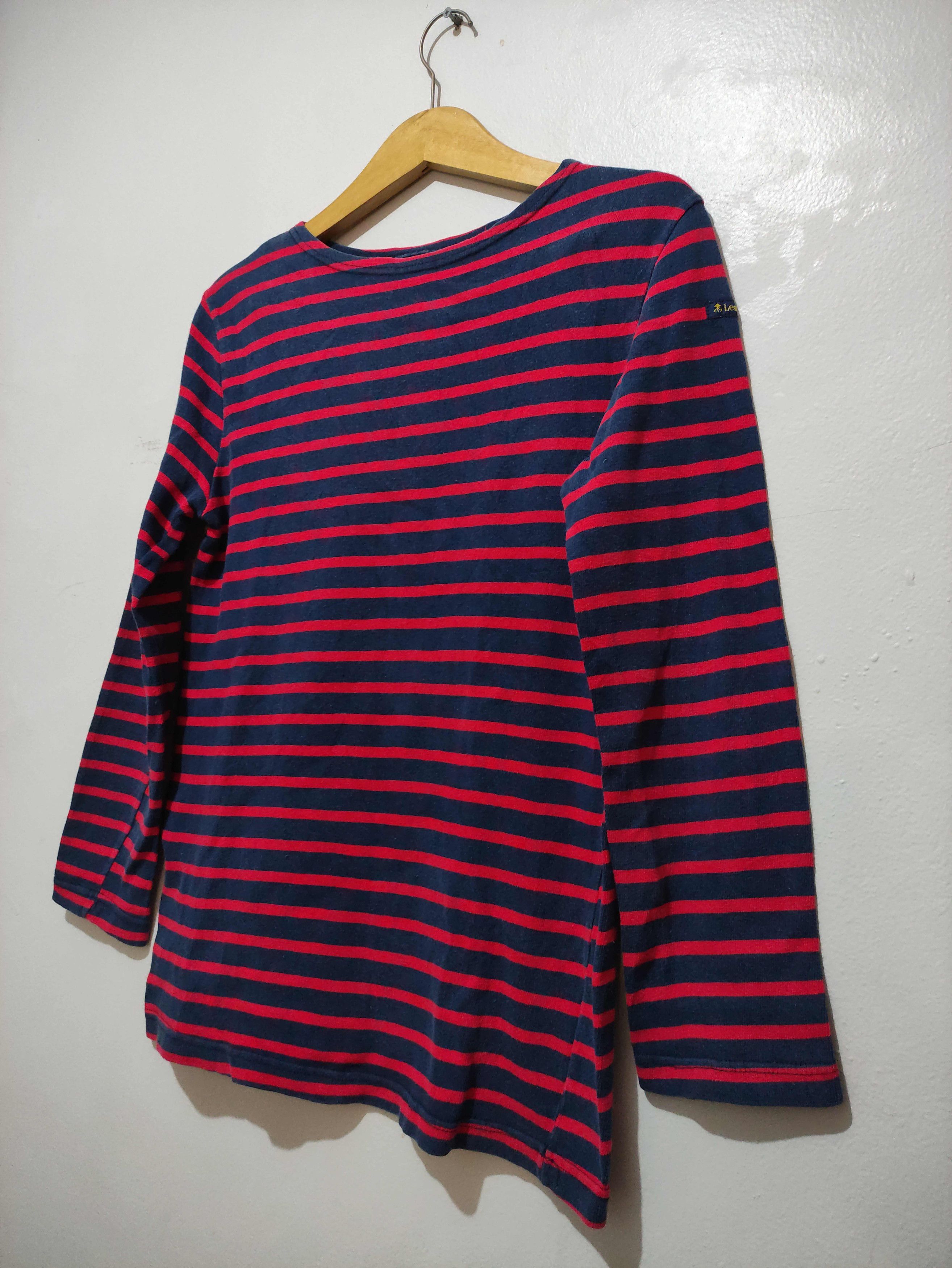 Other Vintage 90's Le Minor x Asap Rocky Striped Blue Long Sleeve Size S / US 4 / IT 40 - 8 Thumbnail