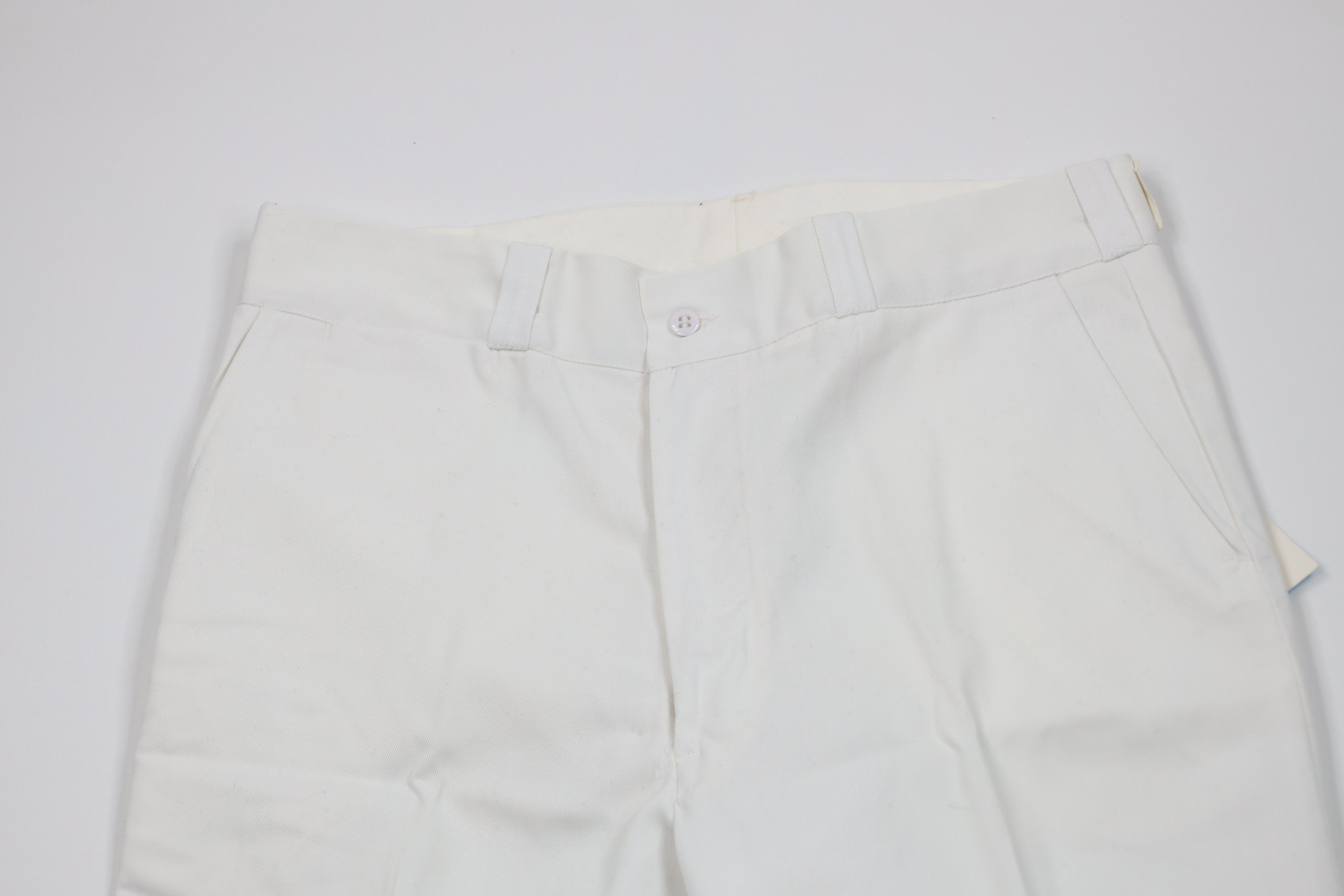 Big Mac Deadstock Vintage 60s 70s Big Mac Mechanic Pants White USA Size US 33 - 2 Thumbnail