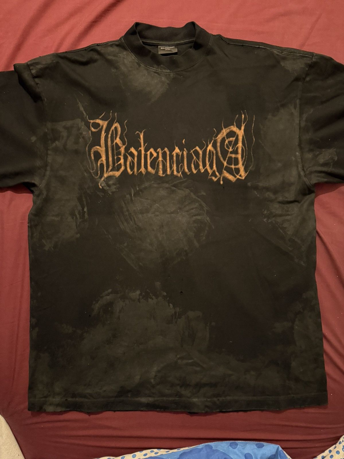 Balenciaga Balenciaga Heavy Metal Tshirt Size US XXS / EU 40 - 1 Thumbnail
