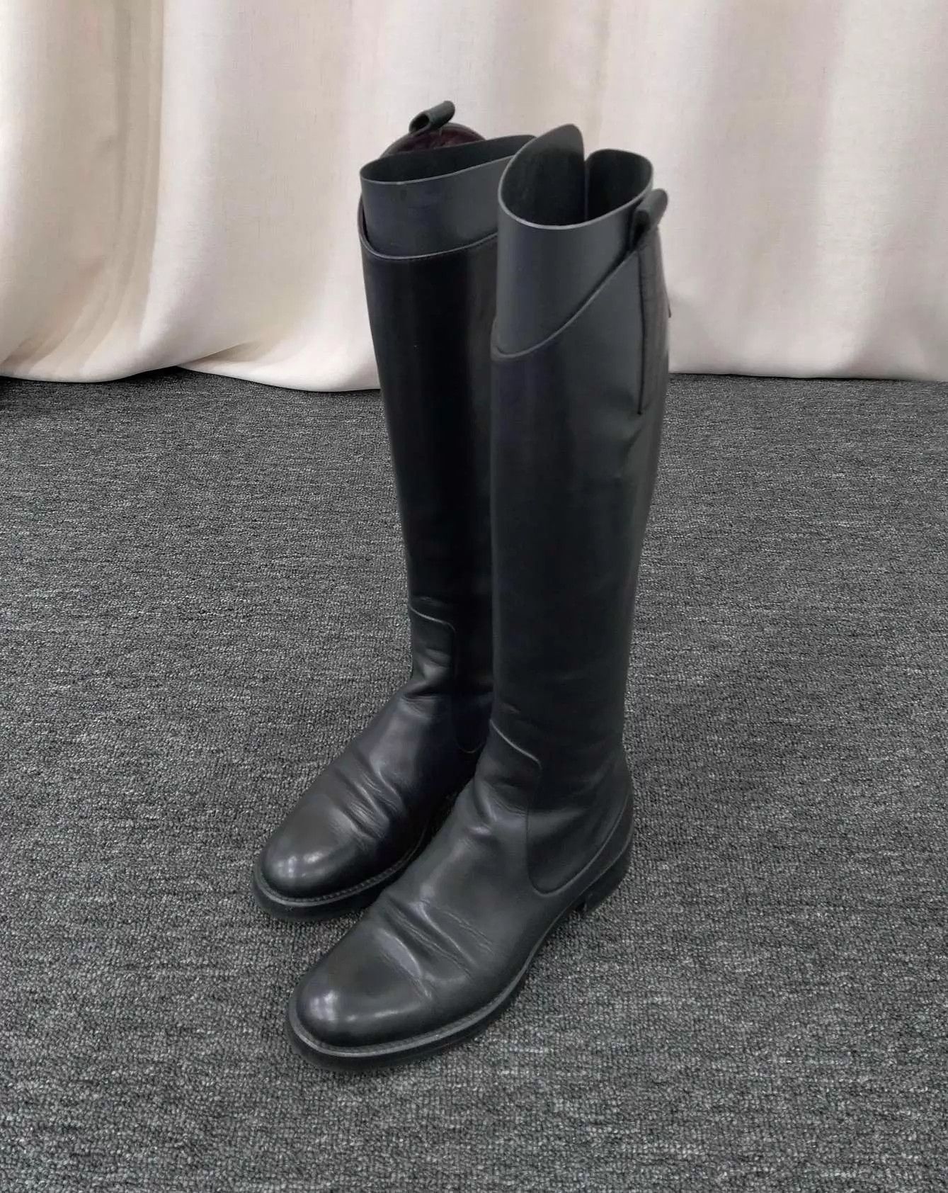 Gucci GUCCI Black Over-the-Knee Boots Women's 36 Size US 5.5 / IT 35.5 - 1 Thumbnail