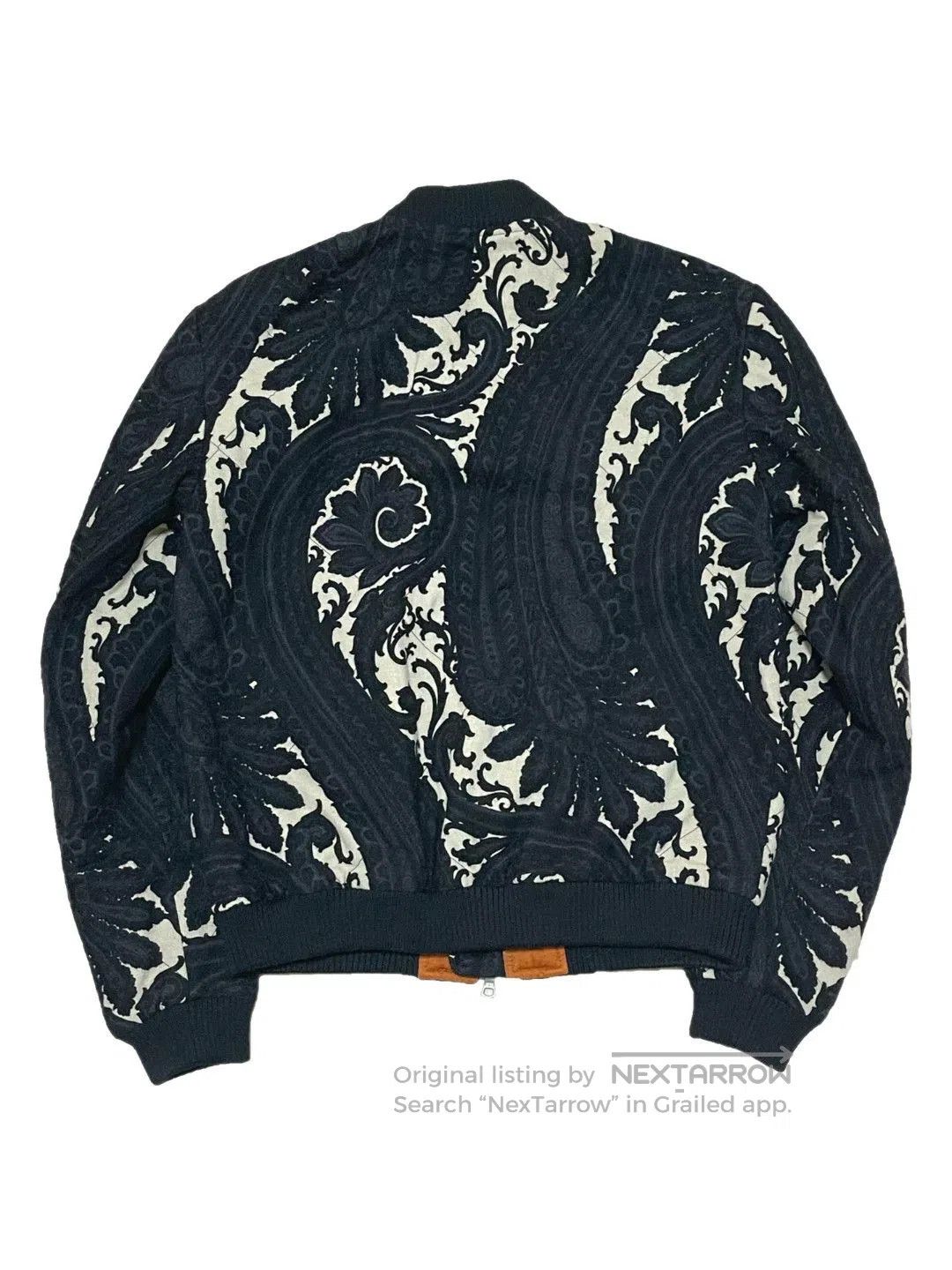 Dries Van Noten Dries Van Noten Paisley Wool Flight Jacket. Size US S / EU 44-46 / 1 - 6 Thumbnail