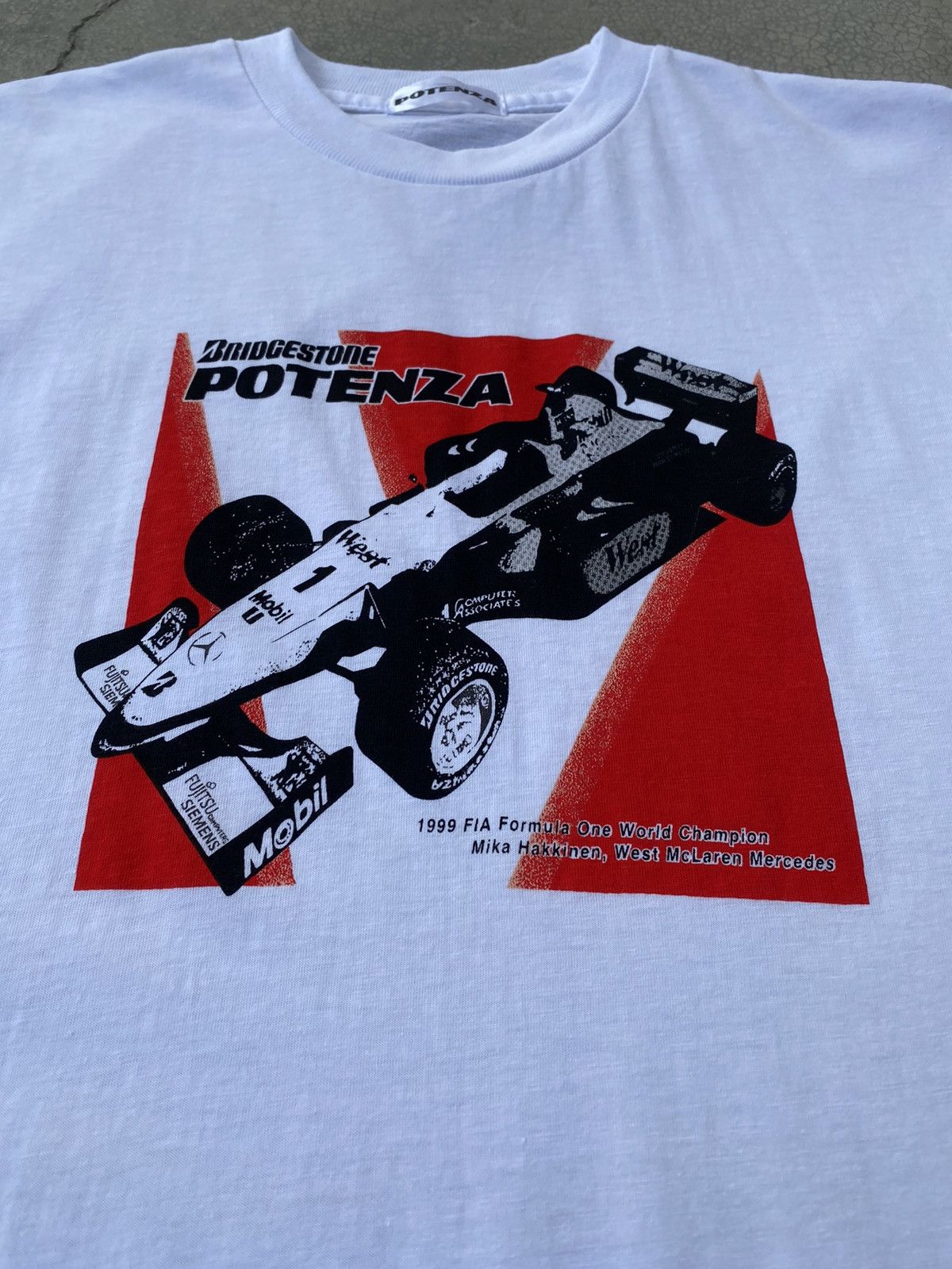 Vintage Vintage 90s Formula one Mclaren Mercedes Tees Size US S / EU 44-46 / 1 - 3 Thumbnail