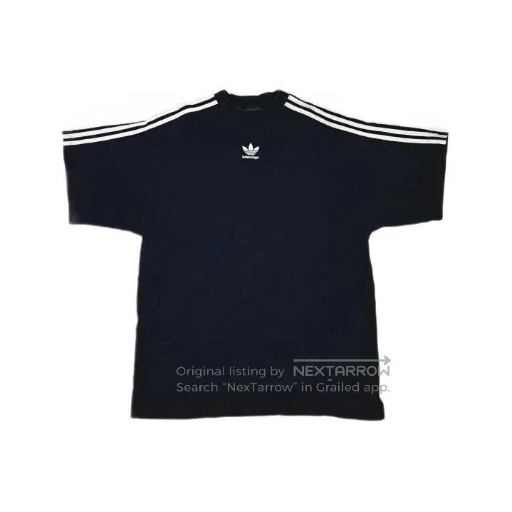 Balenciaga Balenciaga x adidas Originals Logo Short Sleeve T. Size US L / EU 52-54 / 3 - 2 Thumbnail