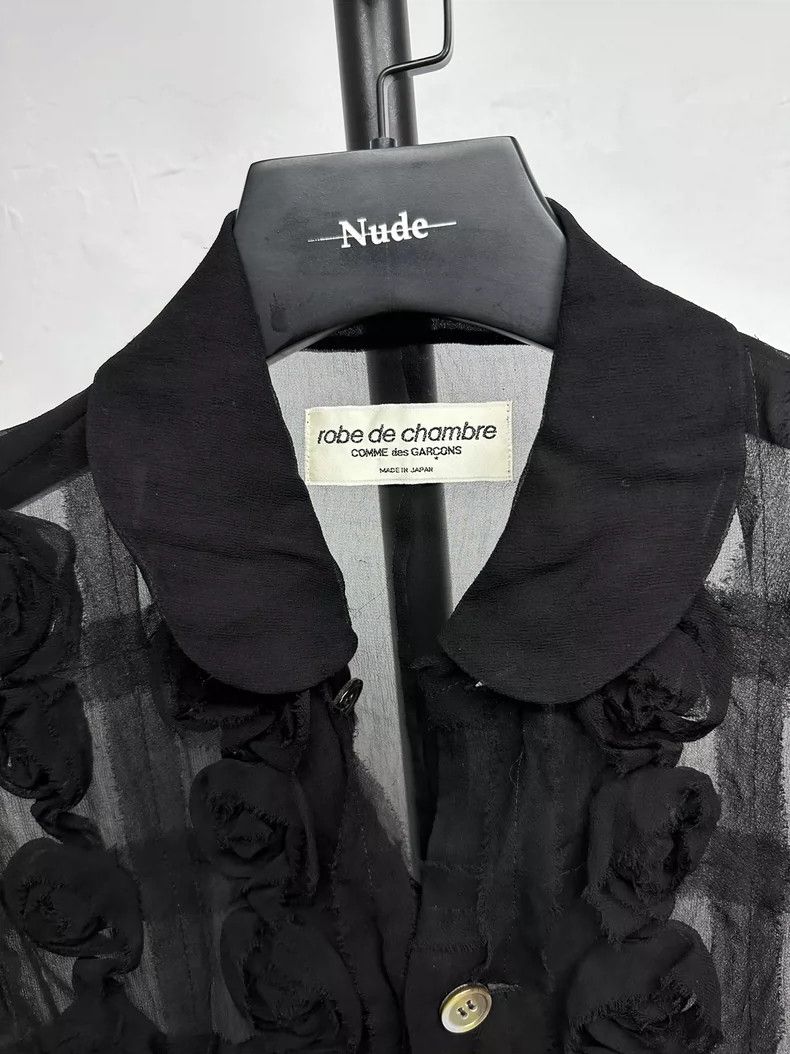 Comme des Garcons Comme Des Garcons Tulle floral gold ingot collar blazer Size M / US 6-8 / IT 42-44 - 5 Thumbnail