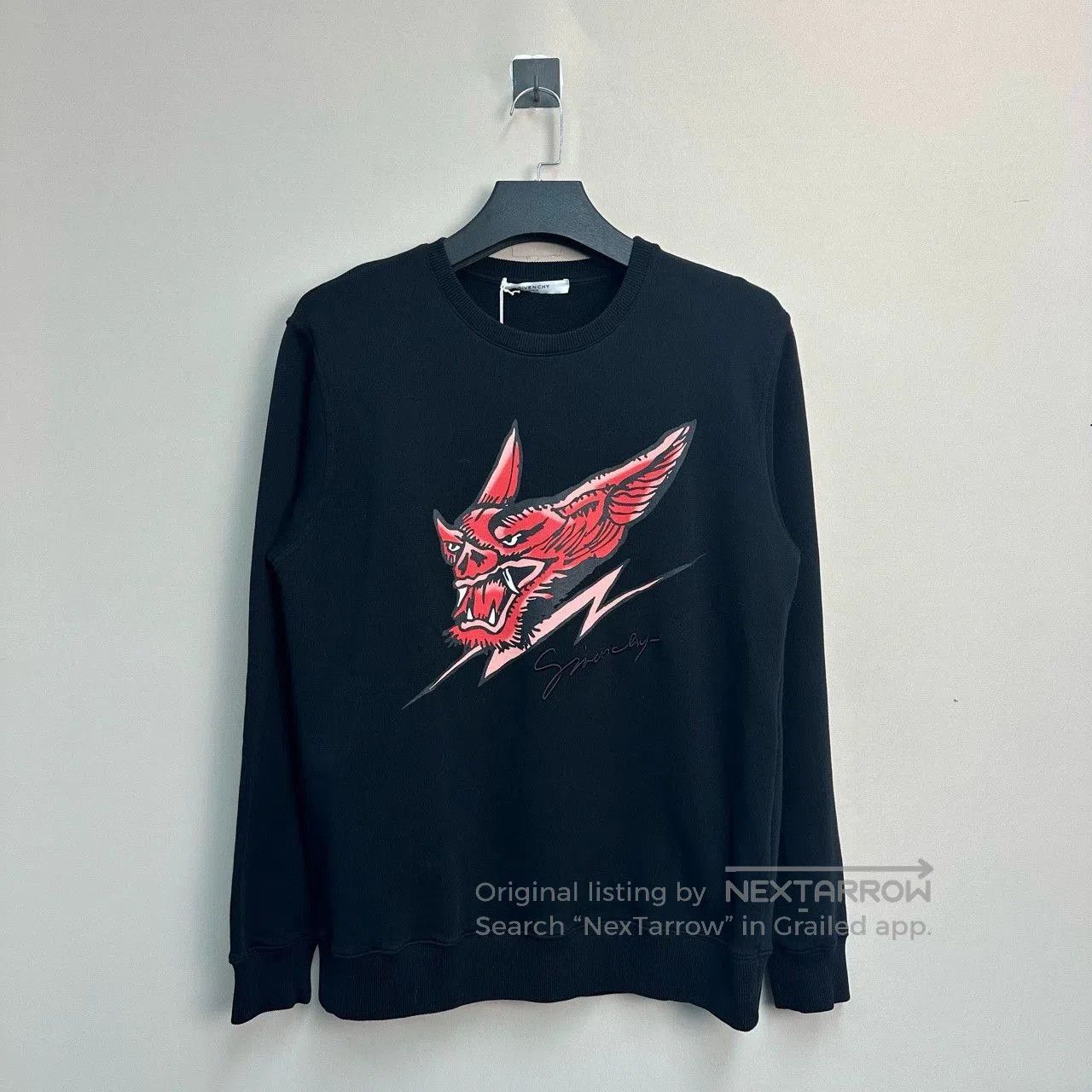 Givenchy Givenchy Embroidered Sweatshirt with Tiger Design. Size US M / EU 48-50 / 2 - 1 Thumbnail