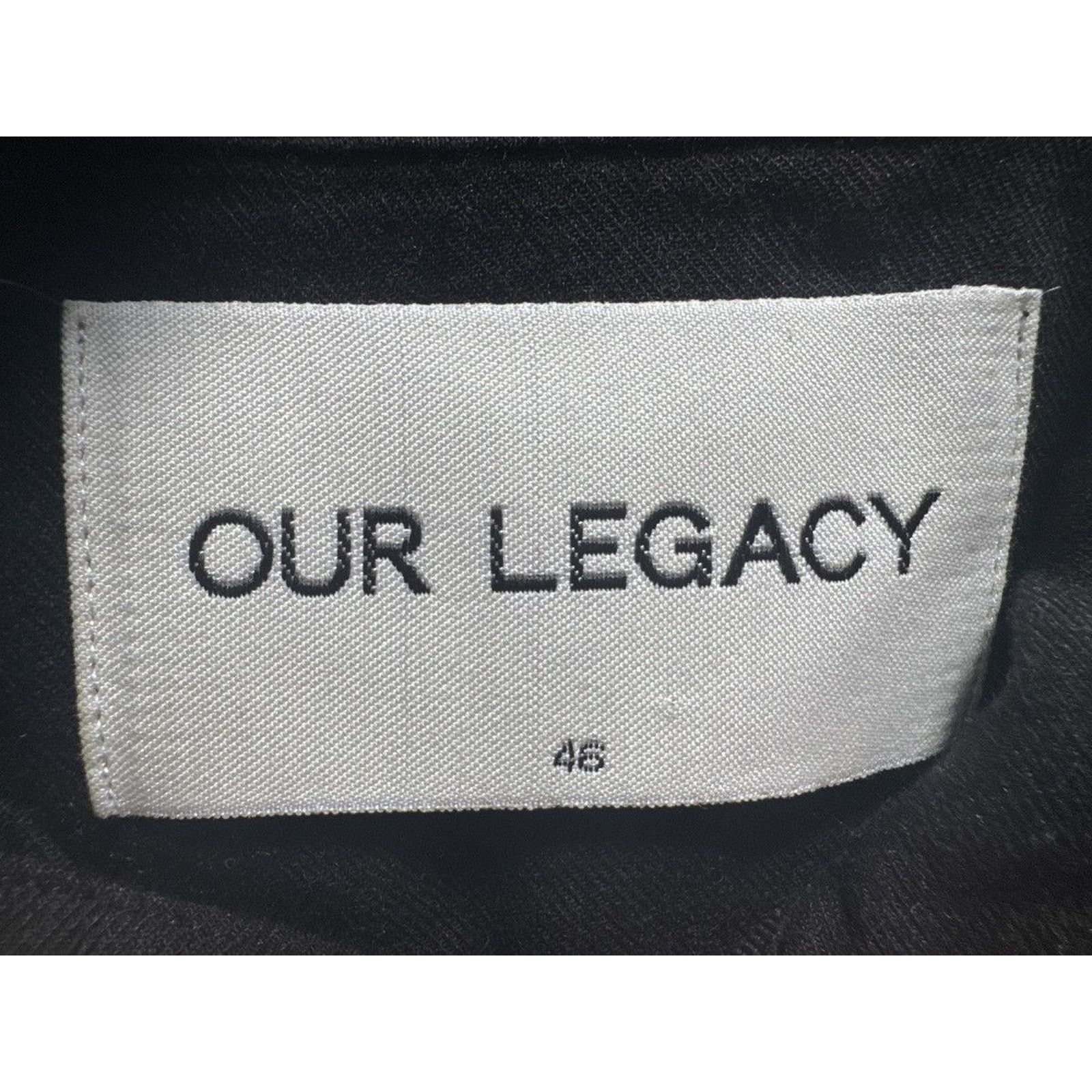 Our Legacy Our Legacy 1/3 Zip-up Cotton/Wool Shirt Size US S / EU 44-46 / 1 - 3 Thumbnail