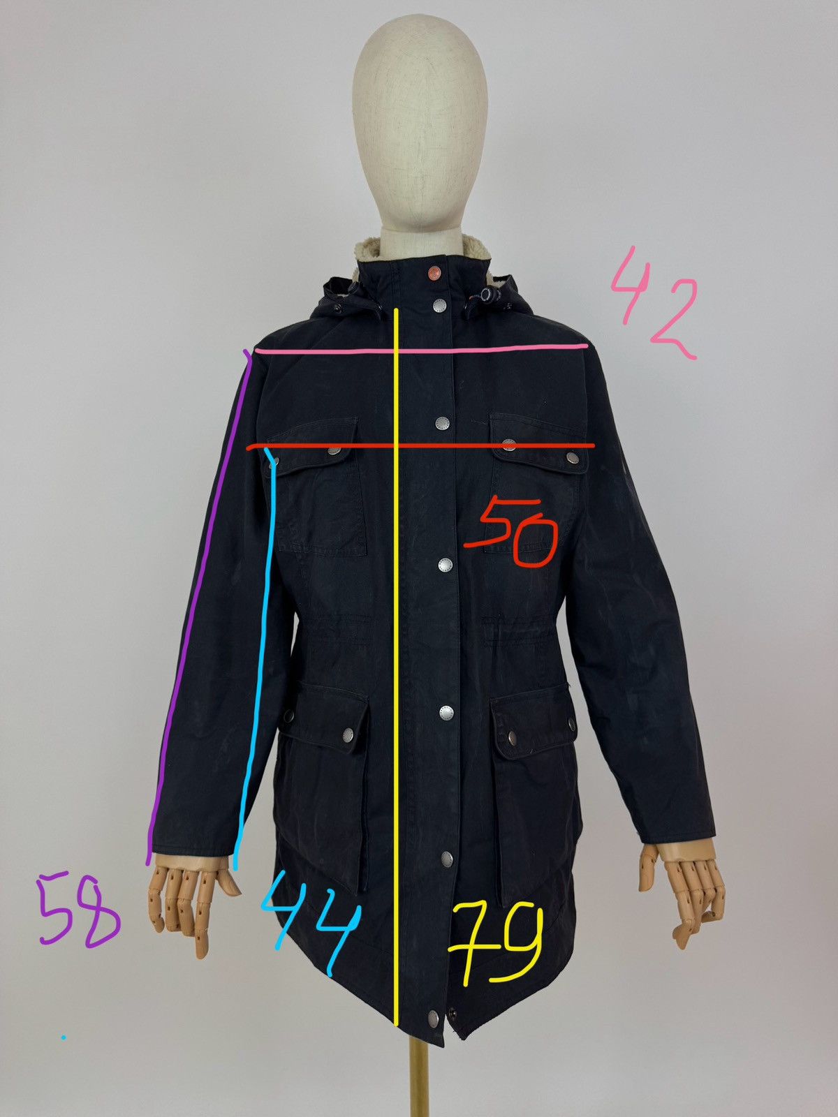 Barbour Barbour CARRIBENA WAX JACKET Womens Preppy Style Outdoor Size M / US 6-8 / IT 42-44 - 17 Thumbnail