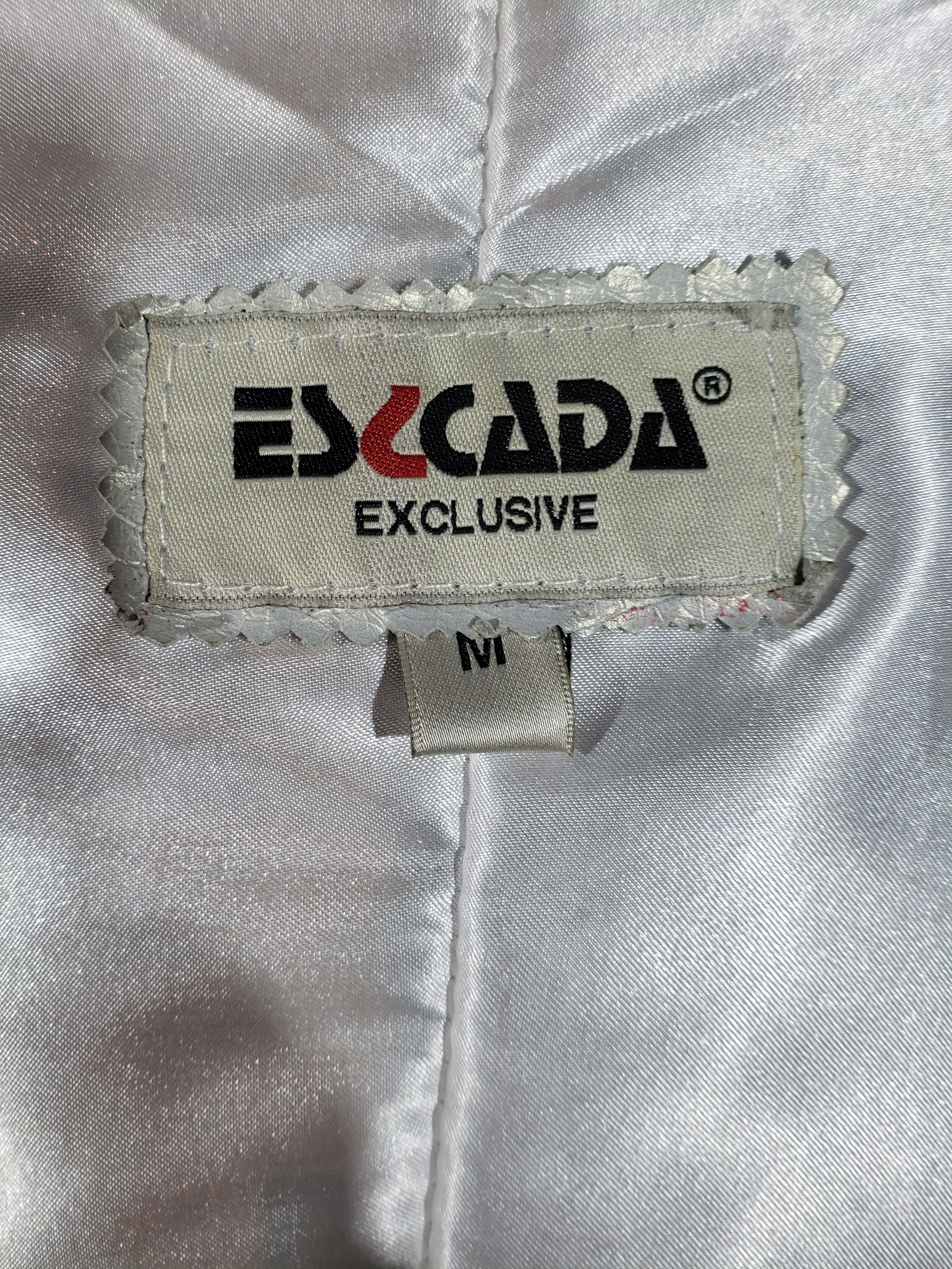 Other Stylish women's silver leather jacket. Size M / US 6-8 / IT 42-44 - 8 Thumbnail