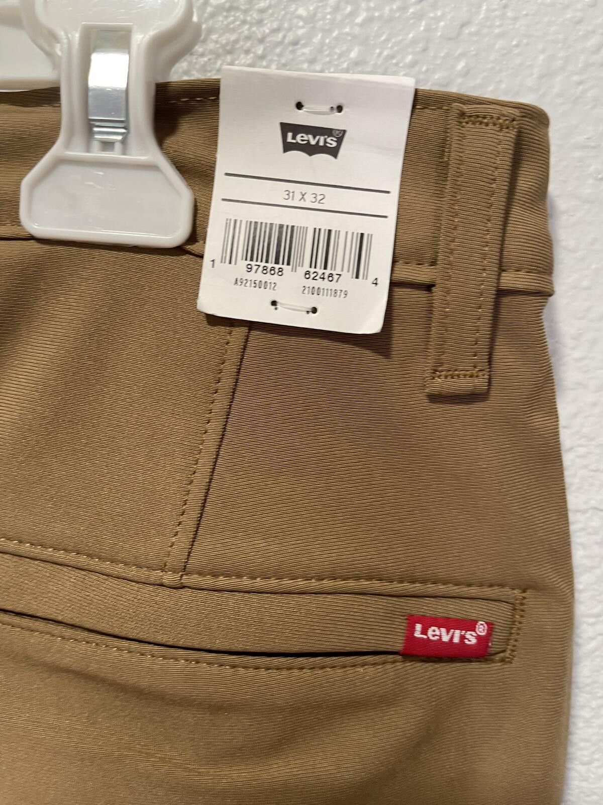 Levi's Levi's Standard Taper Men's Khaki Pants 31x32 Size US 31 - 4 Thumbnail