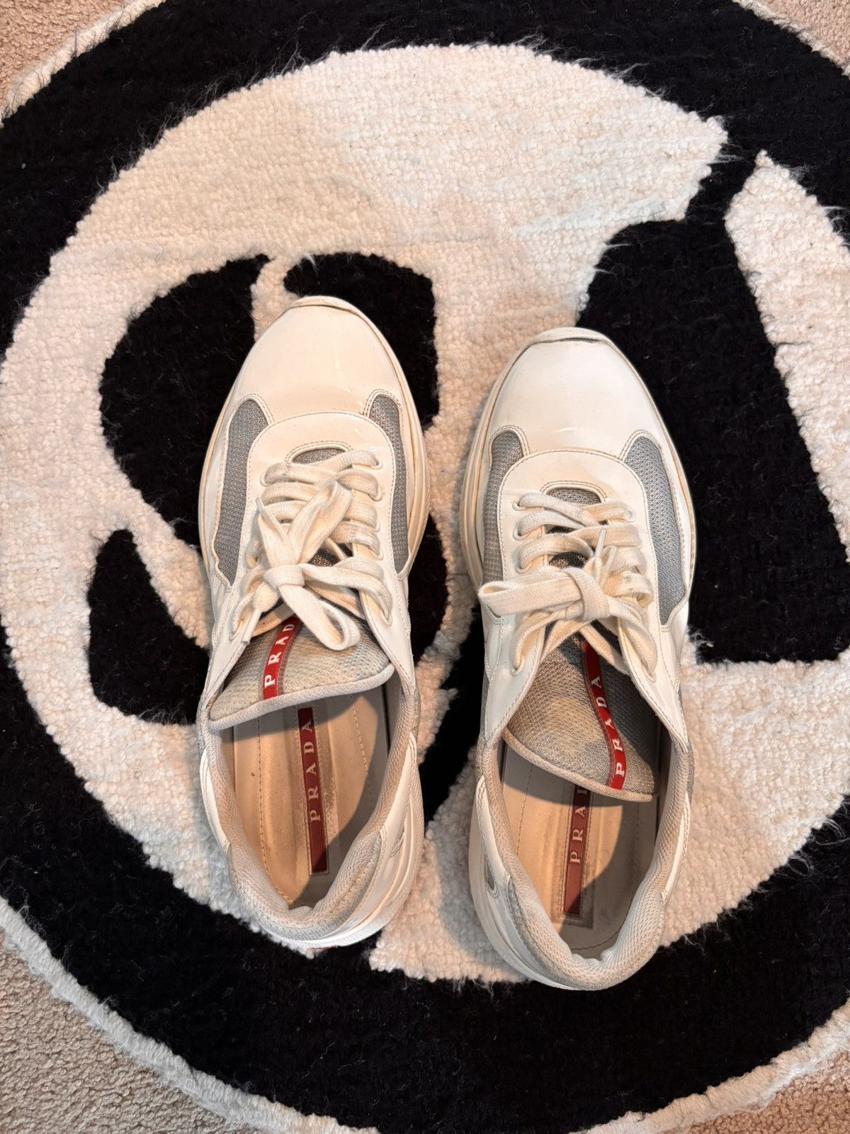 Prada Prada American Cup all white size 11 Size US 11 / EU 44 - 2 Thumbnail