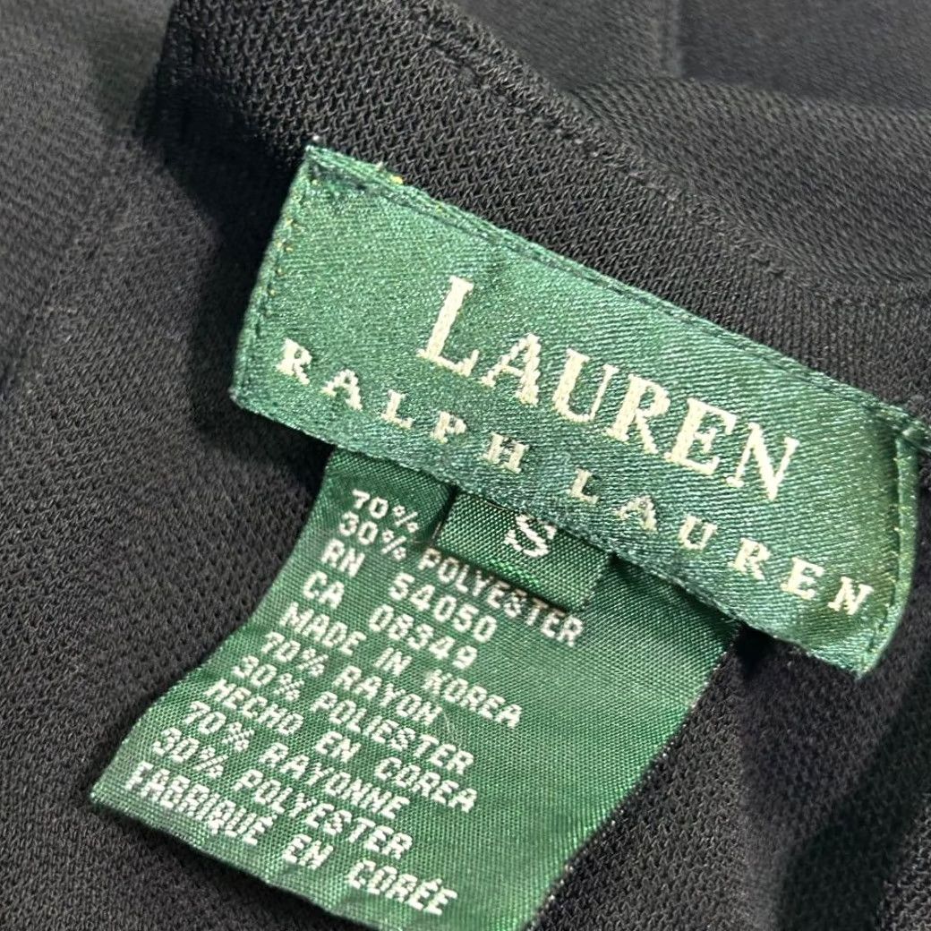 Ralph Lauren VINTAGE Lauren Ralph Lauren Elegant Black Sleeveless Cocktail Dress Womens Small Size S / US 4 / IT 40 - 6 Thumbnail