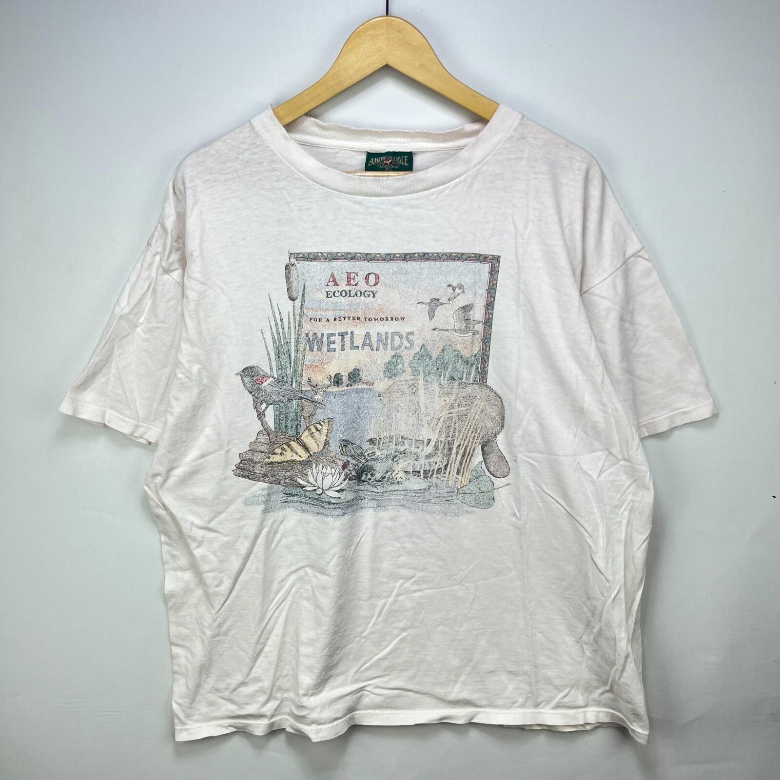 American Eagle Outfitters Vintage 90s American Eagle Nature Animal T-Shirt XL Size US XL / EU 56 / 4 - 1 Thumbnail