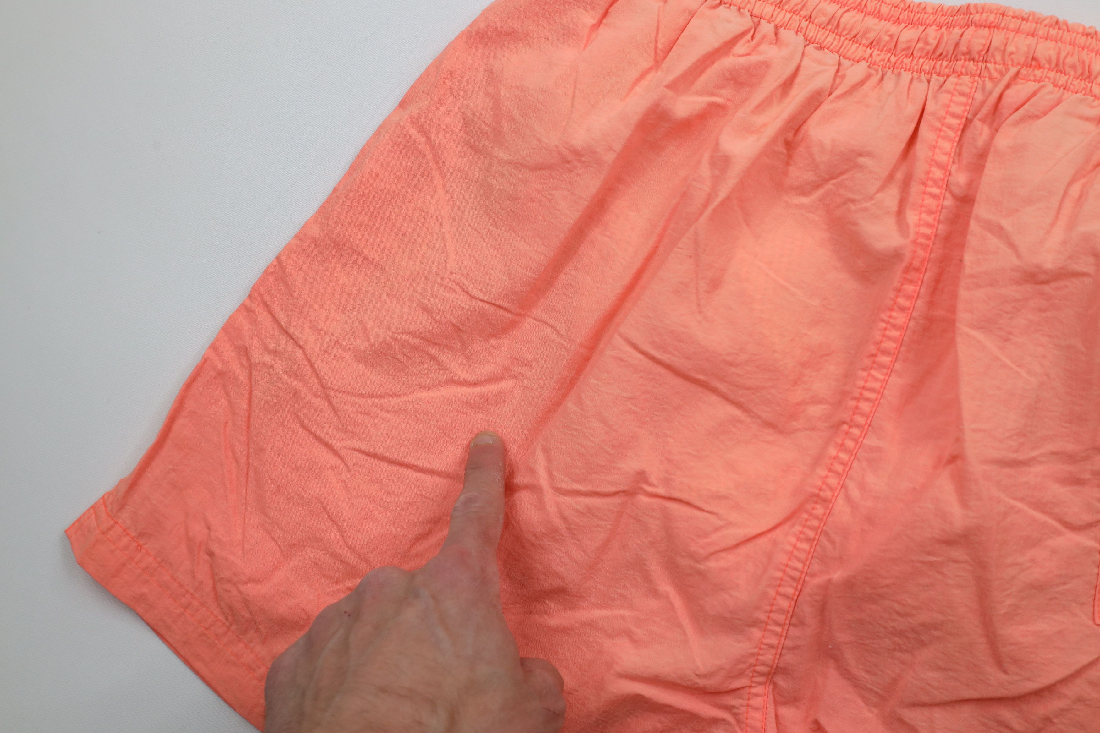 Vintage Vintage 90s Streetwear Above Knee Shorts Swim Trunks Pink Size US 36 / EU 52 - 12 Thumbnail