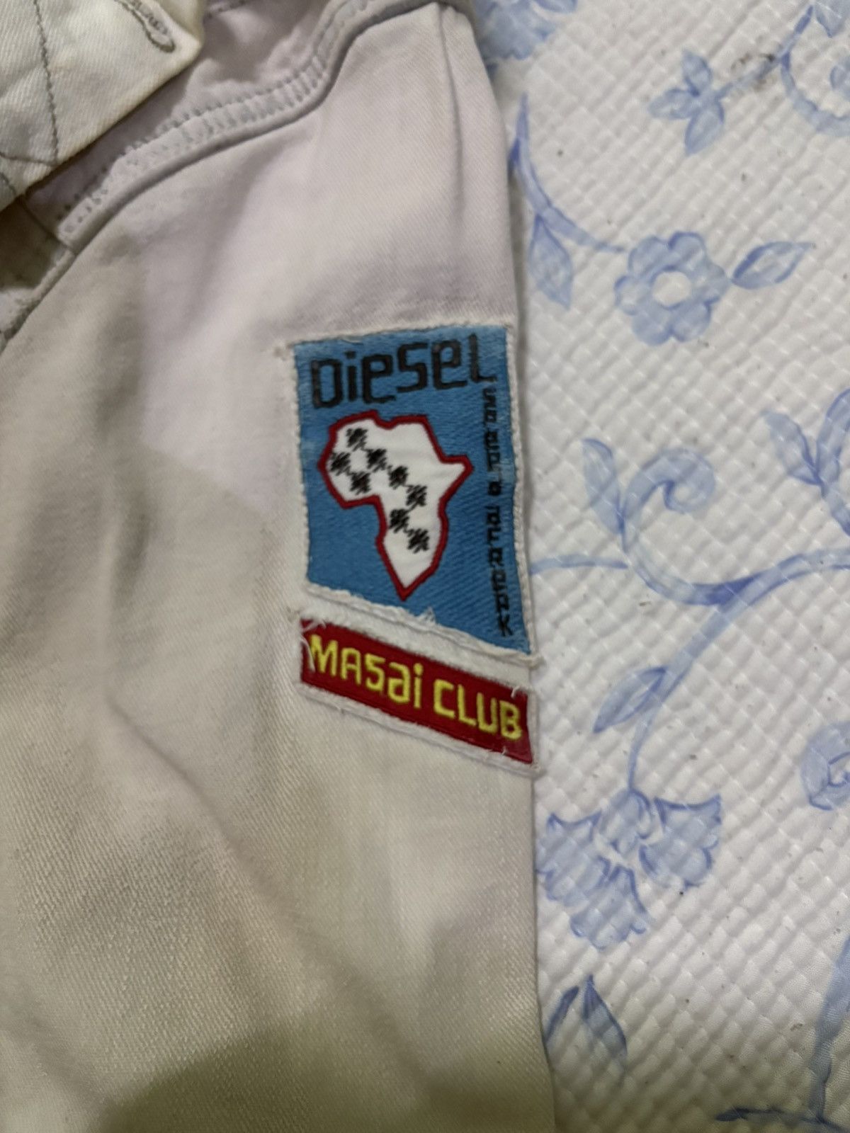 Diesel Diesel White Denim Type 3 Design Size US L / EU 52-54 / 3 - 13 Thumbnail