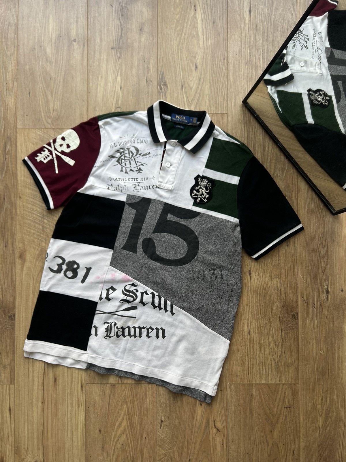 Polo Ralph Lauren 00’s POLO RALPH LAUREN ROWING CREW SKULL Y2K OLD MONEY TEE Size US M / EU 48-50 / 2 - 2 Thumbnail