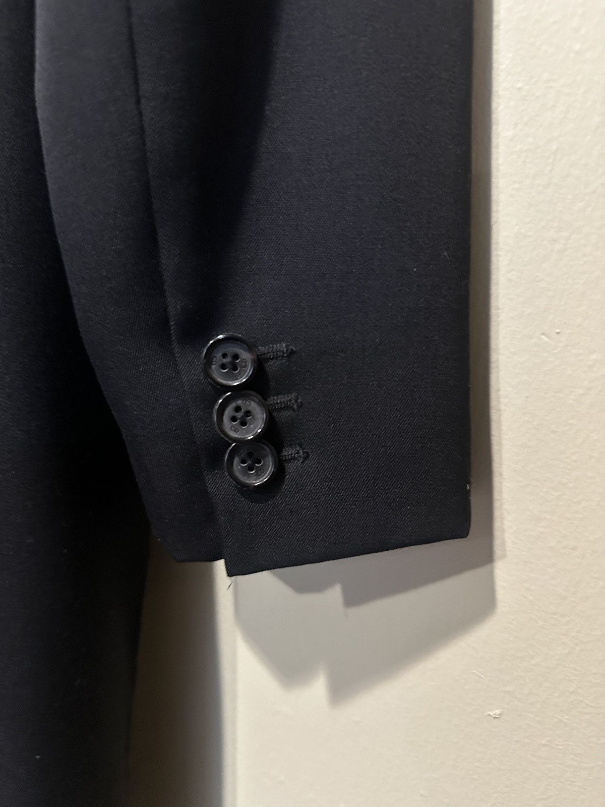 Dior × Hedi Slimane Dior Homme AW02 fringe coat Size US XXS / EU 40 - 8 Thumbnail