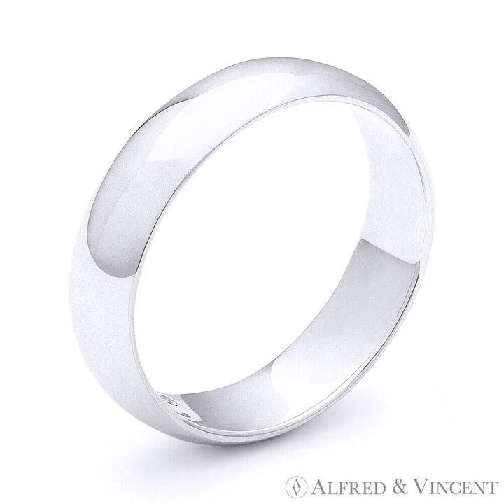 Other 6mm Plain Dome Wedding Band in .925 Sterling Silver Size 12 Size ONE SIZE - 1 Preview