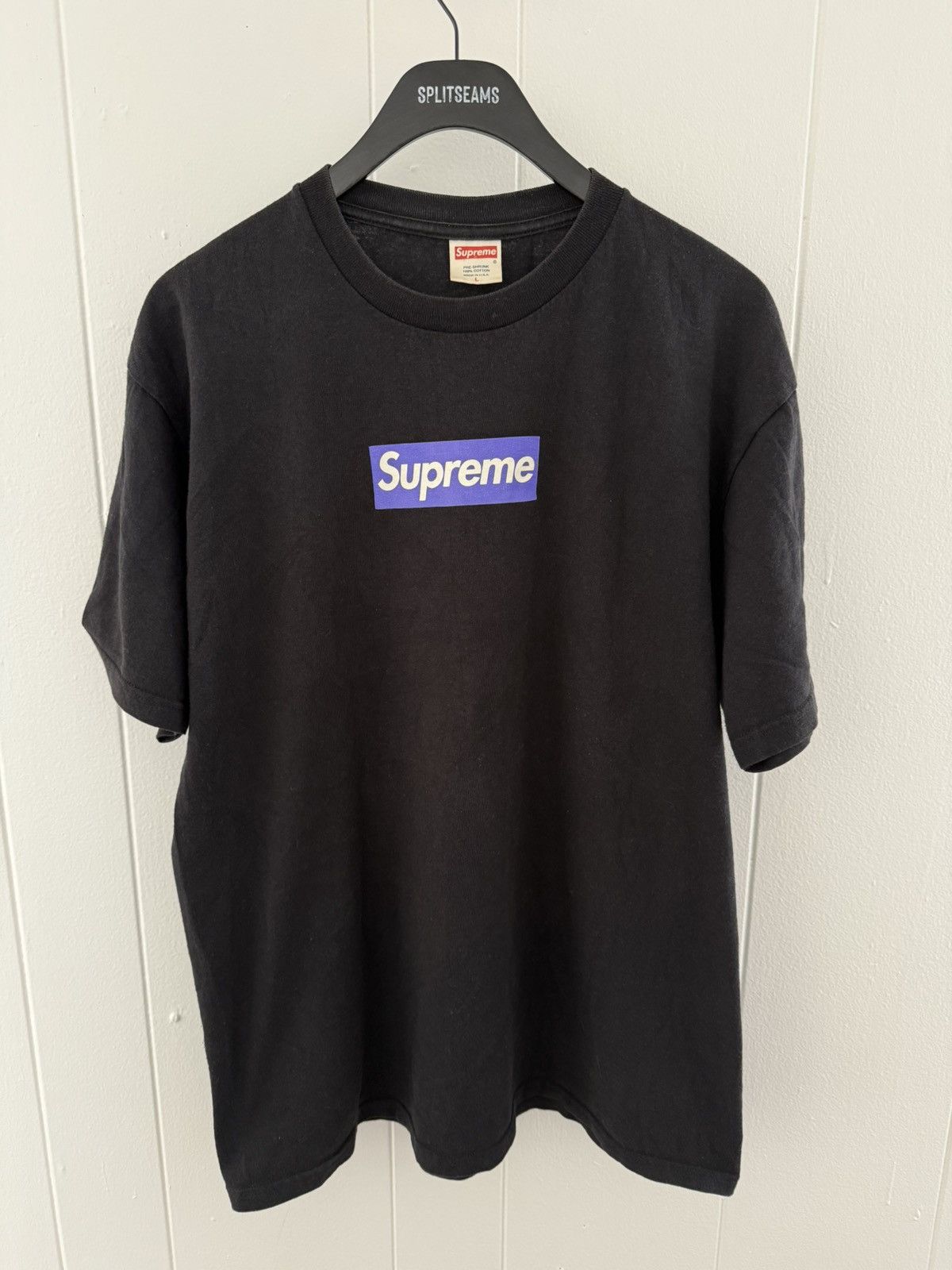 Supreme Supreme Purple Box Logo T-Shirt Size US L / EU 52-54 / 3 - 1 Thumbnail